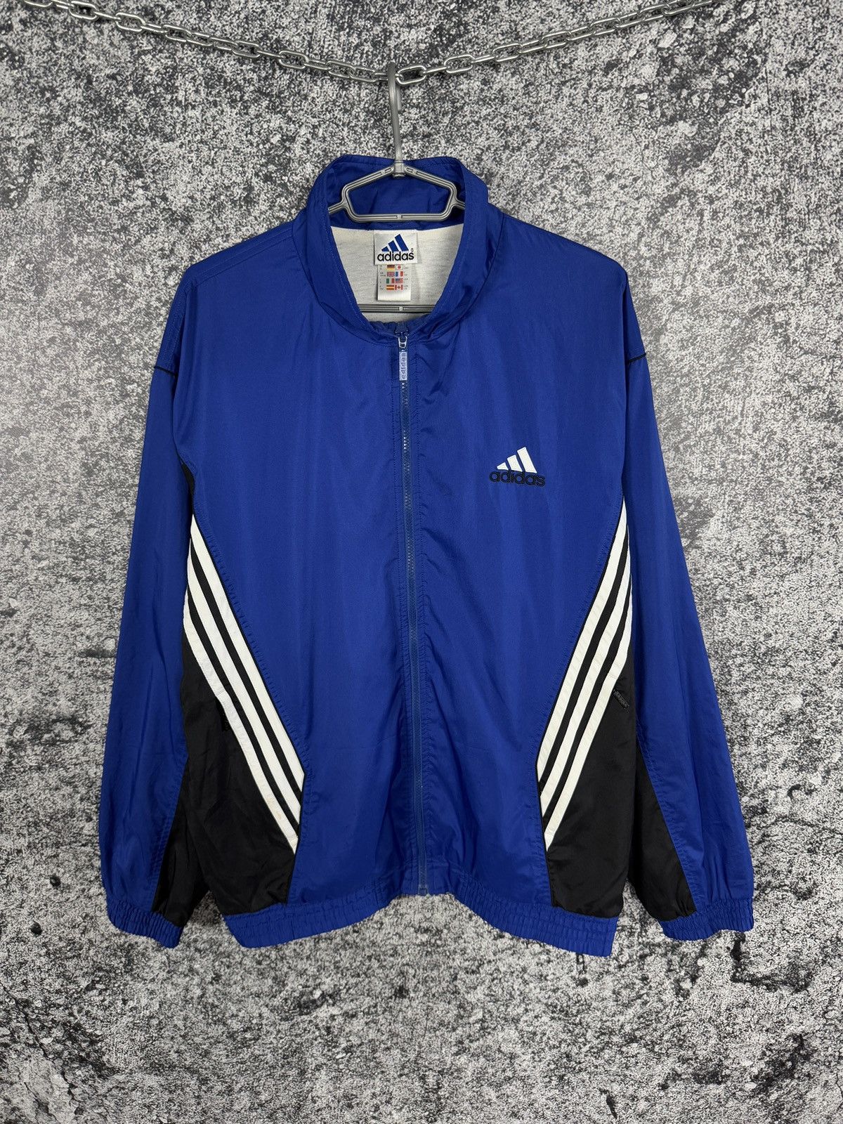 Adidas × Vintage Men’s Adidas Vintage 90s Track Jacket Sportswear Size L Size US L / EU 52-54 / 3 - 1 Thumbnail