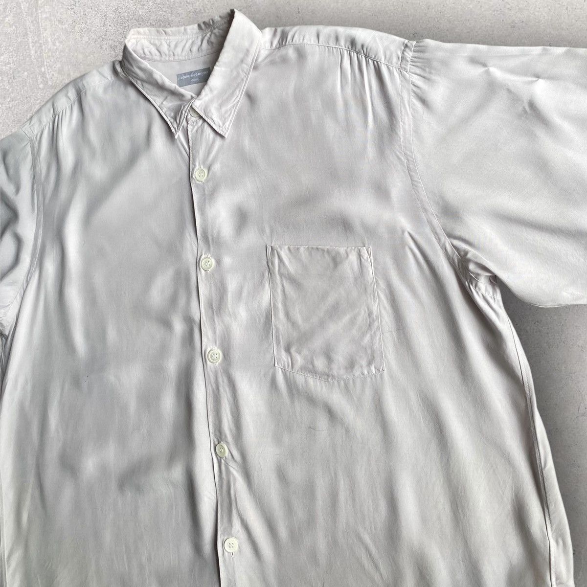 Comme des Garcons Vintage 90’s Rayon Oversize Shirt Size US L / EU 52-54 / 3 - 2 Thumbnail