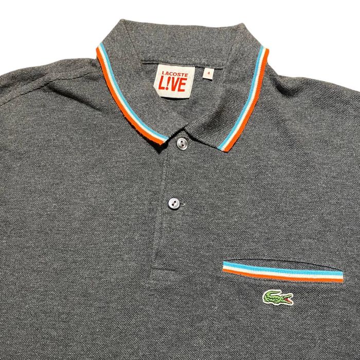 Lacoste live polo hot sale with large crocodile