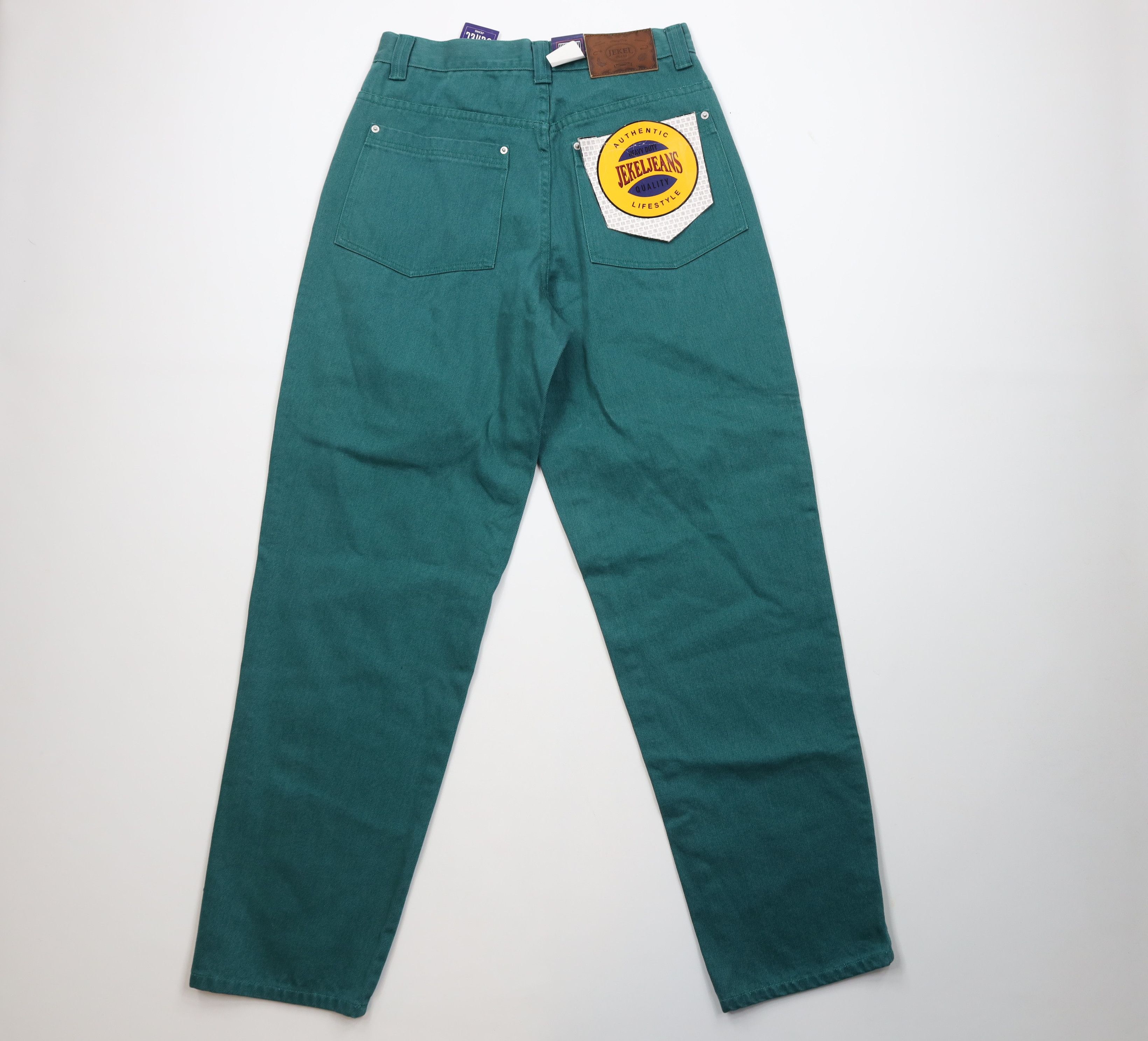 Vintage Deadstock Vintage 90s Streetwear Fit Skateboard Jeans Green Size US 32 / EU 48 - 11 Thumbnail