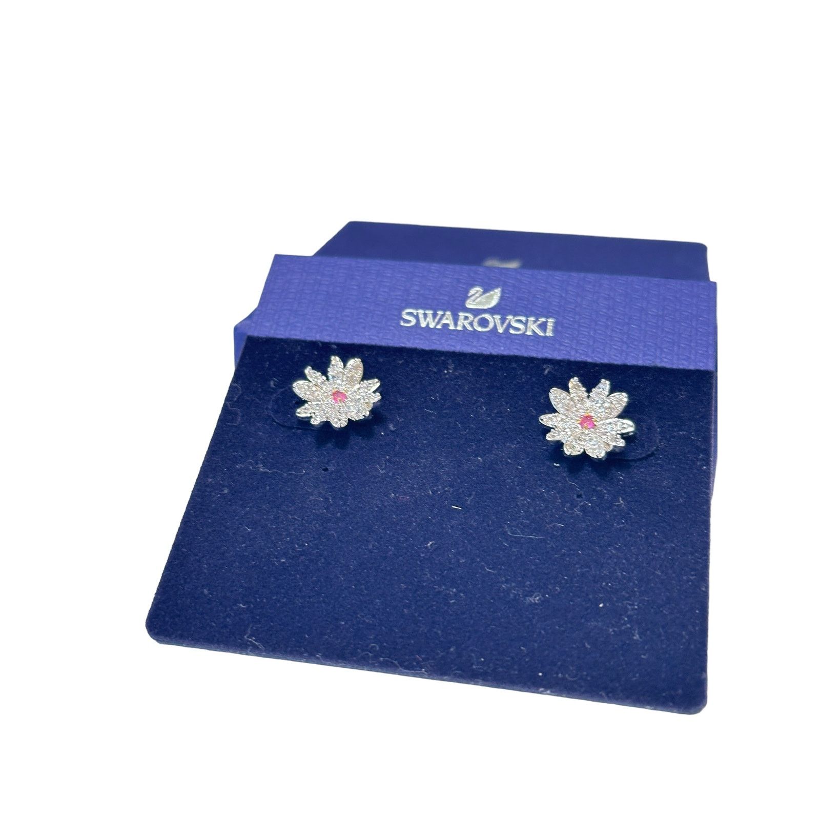 Swarovski Swarovski Eternal Flower stud earrings Flower, Pink Size ONE SIZE - 2 Thumbnail