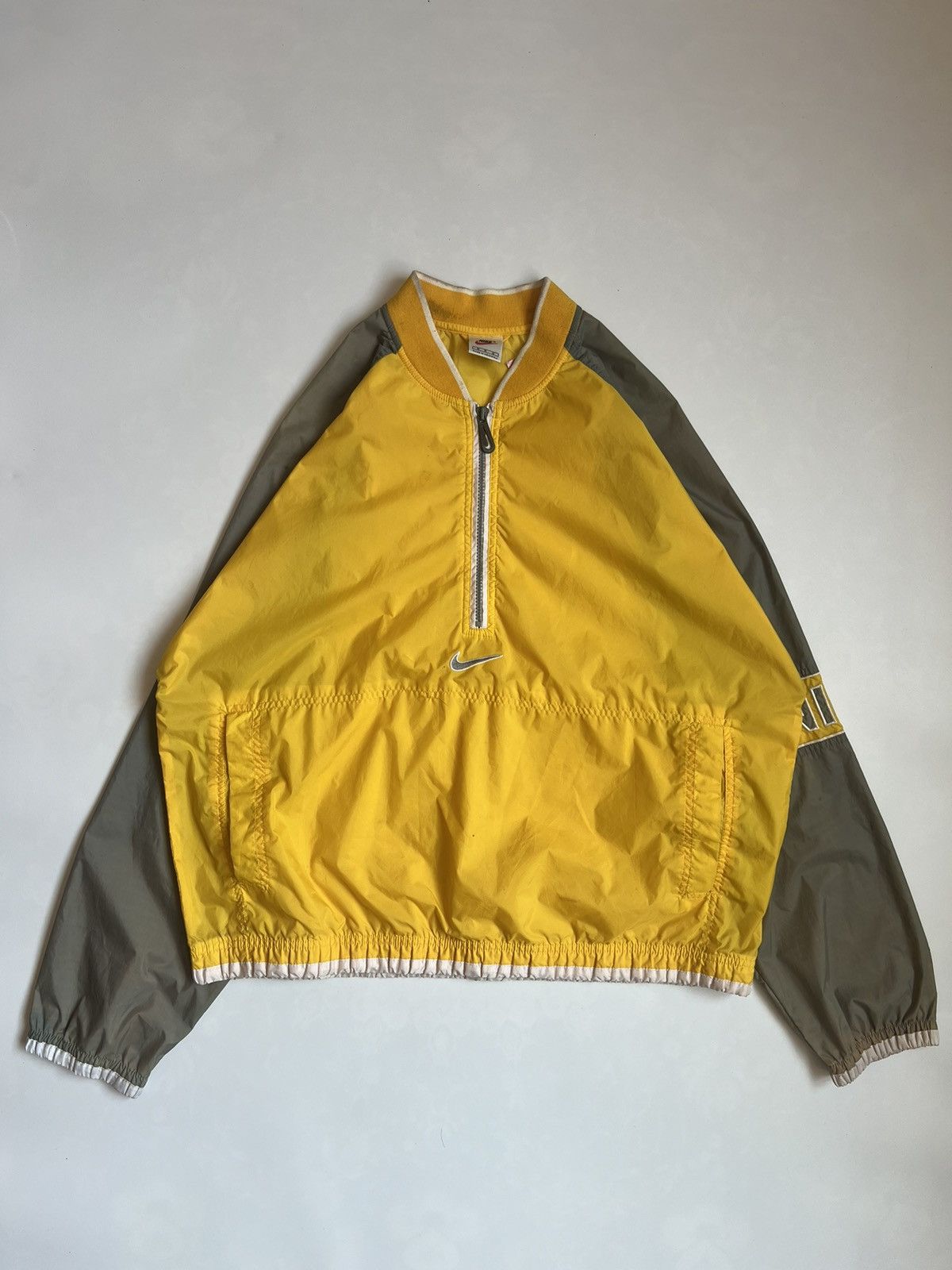 Vintage 90s Nike Center Swoosh 1/4 Zip Windbreaker