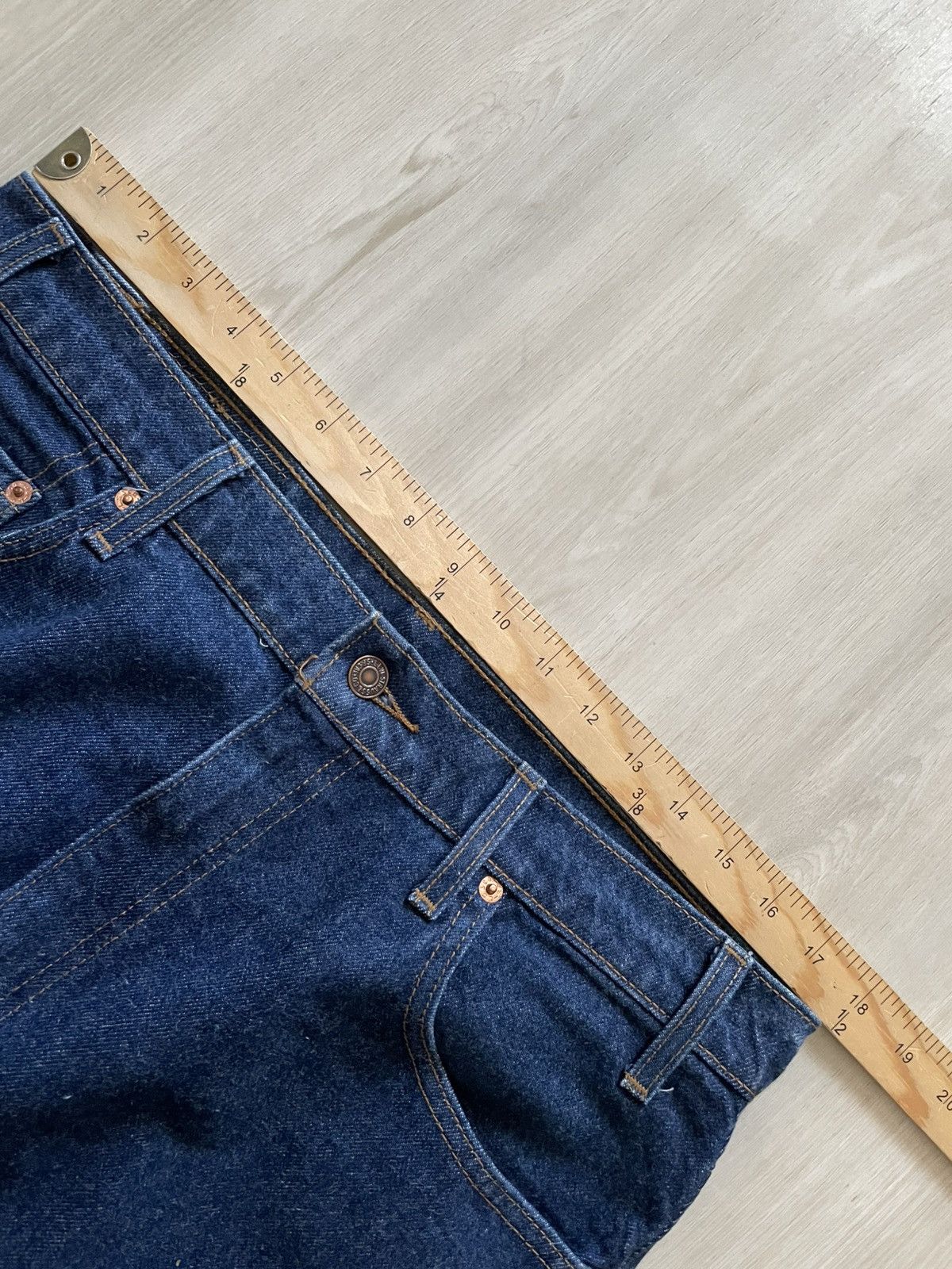 Levi's VTG 90s Levis 505 Regular Fit Straight Leg Sz 36x30 *35x30 Size US 35 - 5 Thumbnail