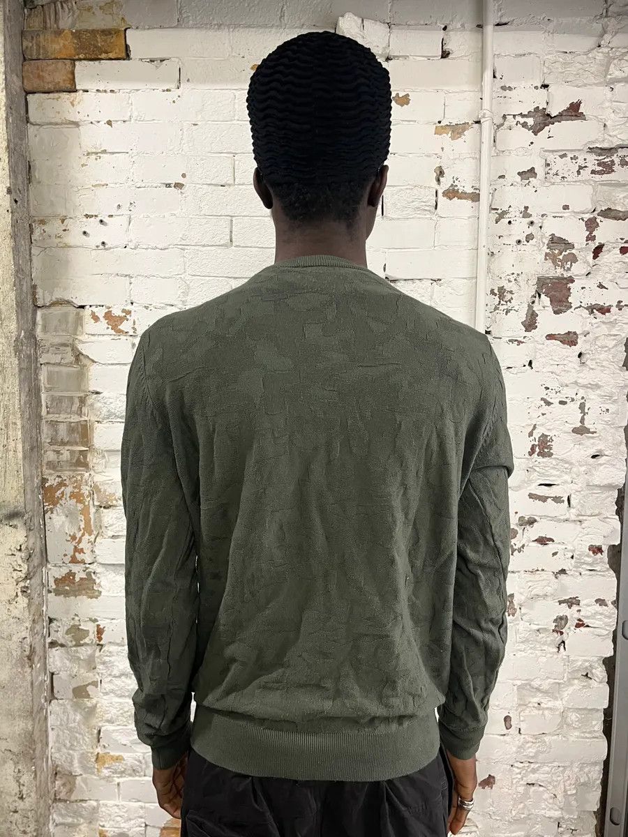 Emporio Armani SS2020 Emporio Armani Military Relief Green Sweater Size US S / EU 44-46 / 1 - 3 Thumbnail