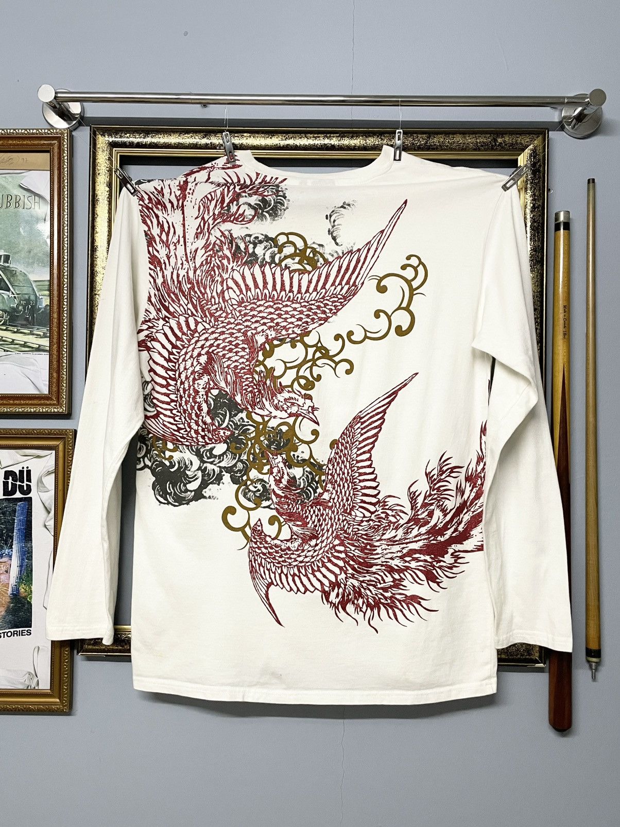 Japanese Brand Vintage 1990s Japan Bullet Noise Phoenix Japan Sukajan Size US M / EU 48-50 / 2 - 1 Thumbnail