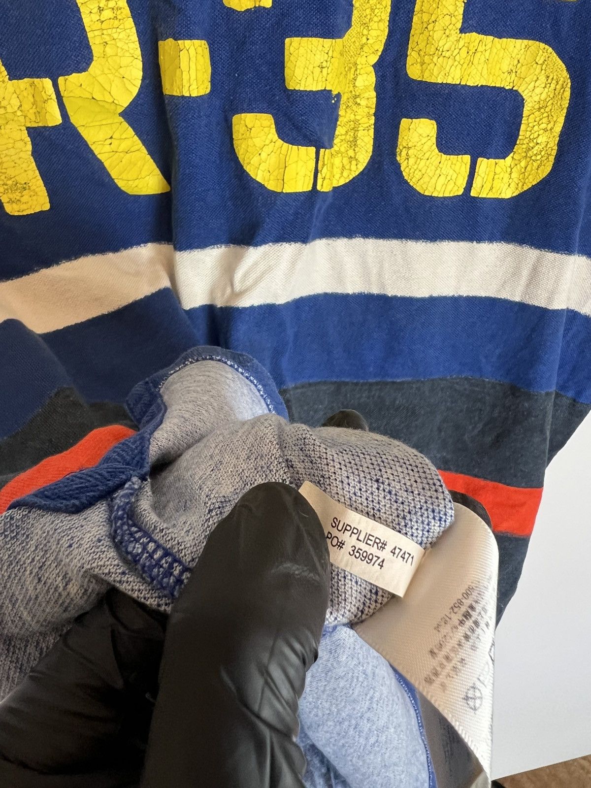 Polo Ralph Lauren Vintage Y2K Polo Ralph Lauren Rugby Shirt Chief Keef R-35 Size US XL / EU 56 / 4 - 5 Thumbnail