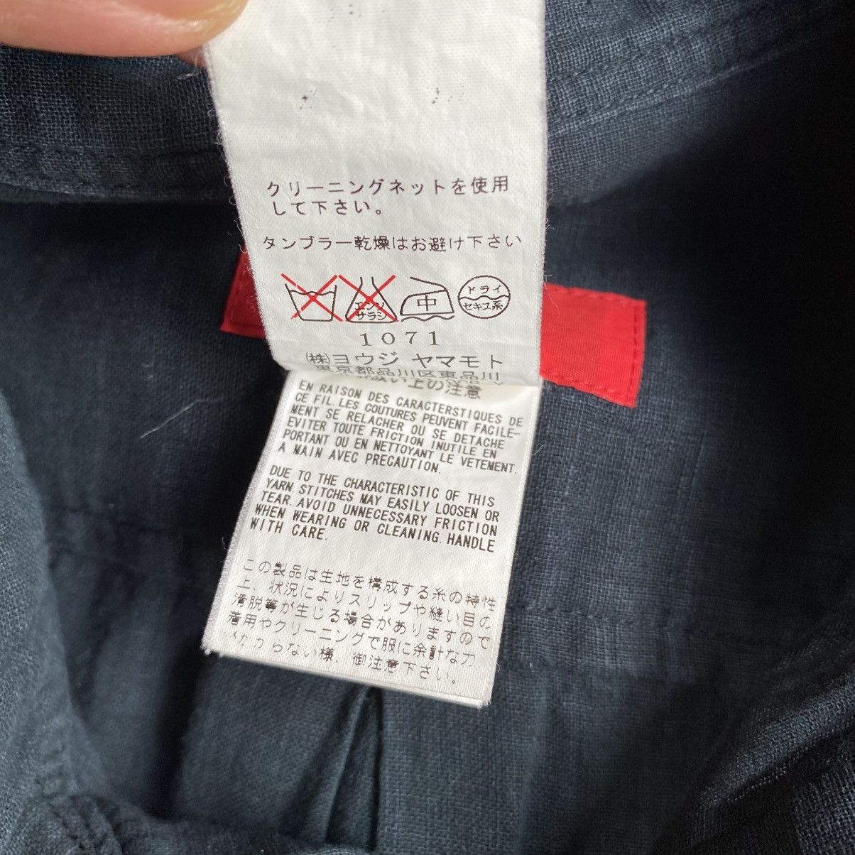 Y's Y’s Yohji Yamamoto Transparent Linen Black Shirt Size XS / US 0-2 / IT 36-38 - 4 Thumbnail