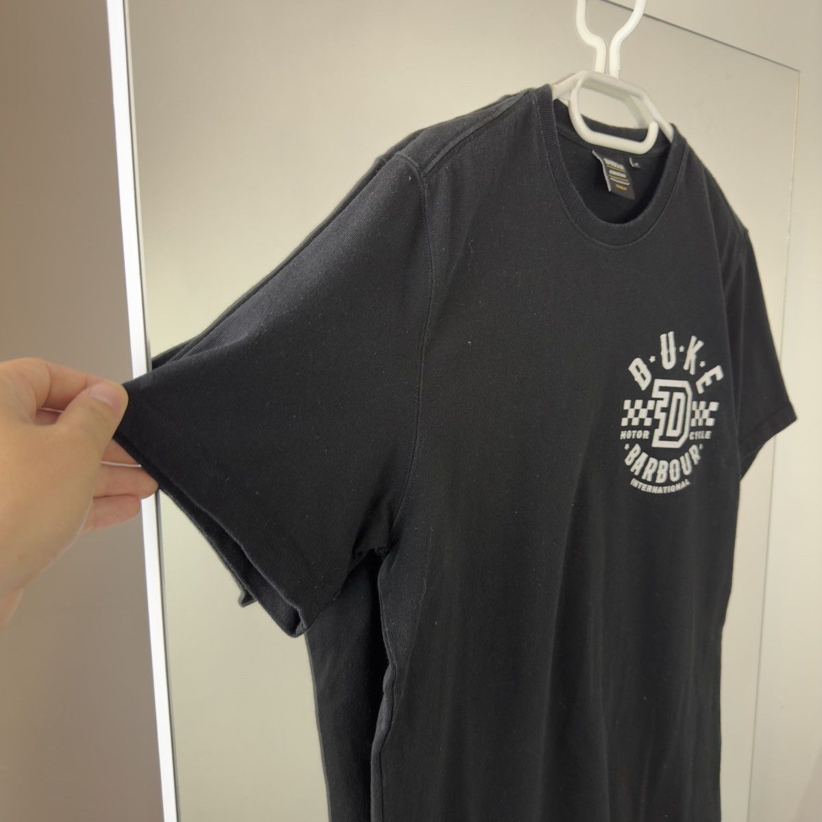 Barbour Vintage Barbour Duke Motor Cycle T-shirt Baggy Size US M / EU 48-50 / 2 - 6 Thumbnail
