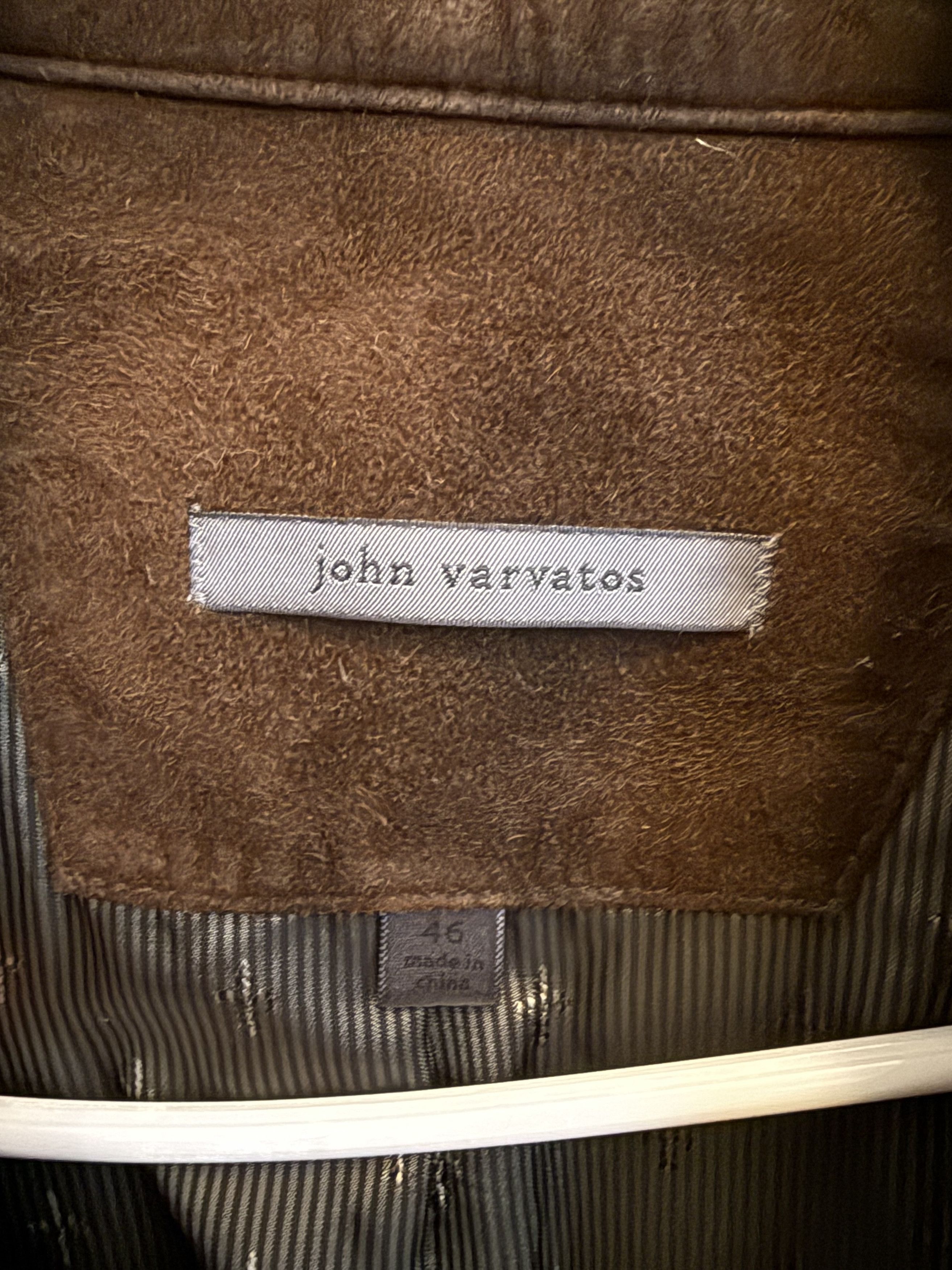 John Varvatos John Varvatos Suede Jacket Size US S / EU 44-46 / 1 - 2 Thumbnail