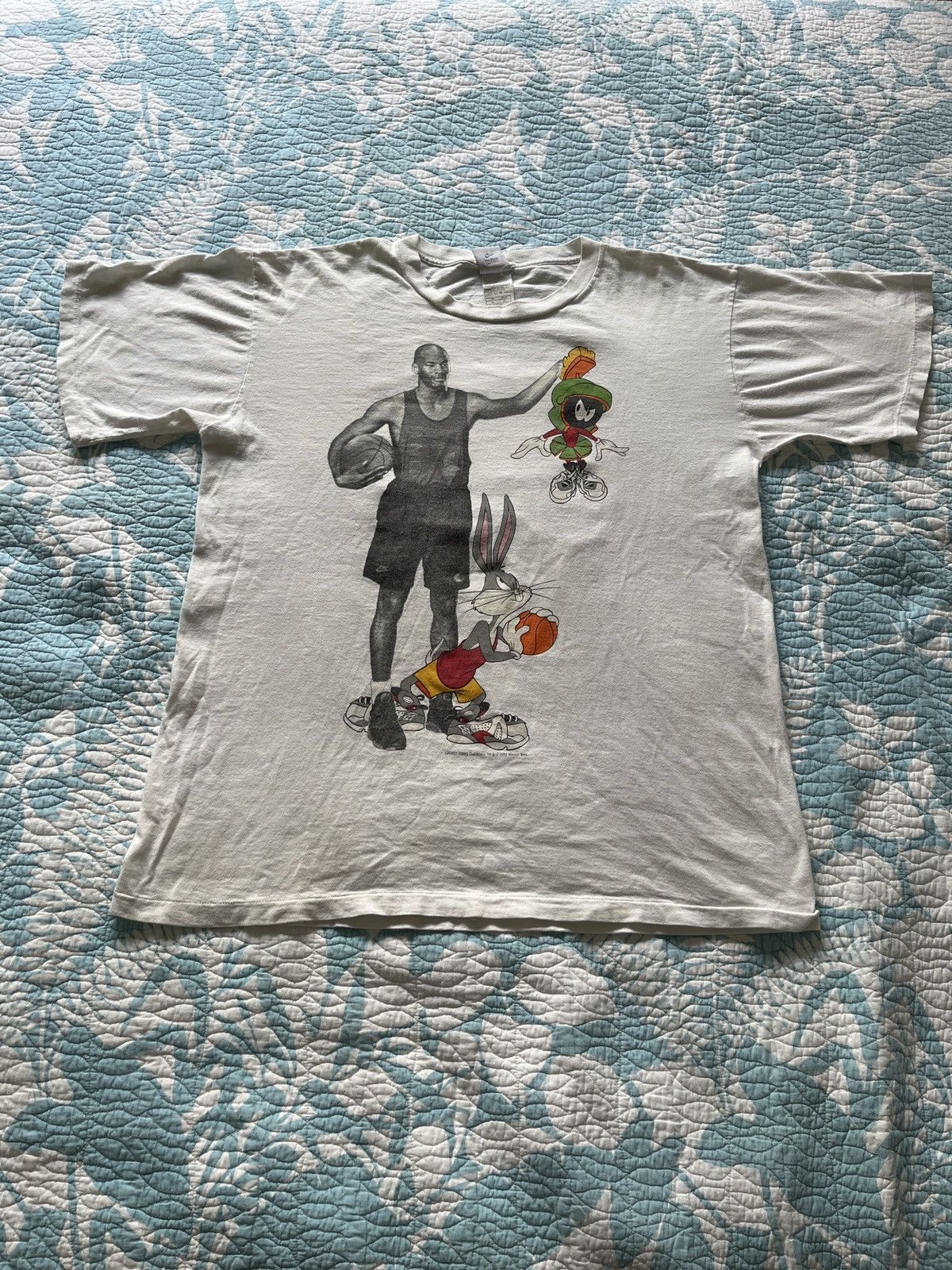 Vintage 1993 Nike good Space Jam Mars T-Shirt