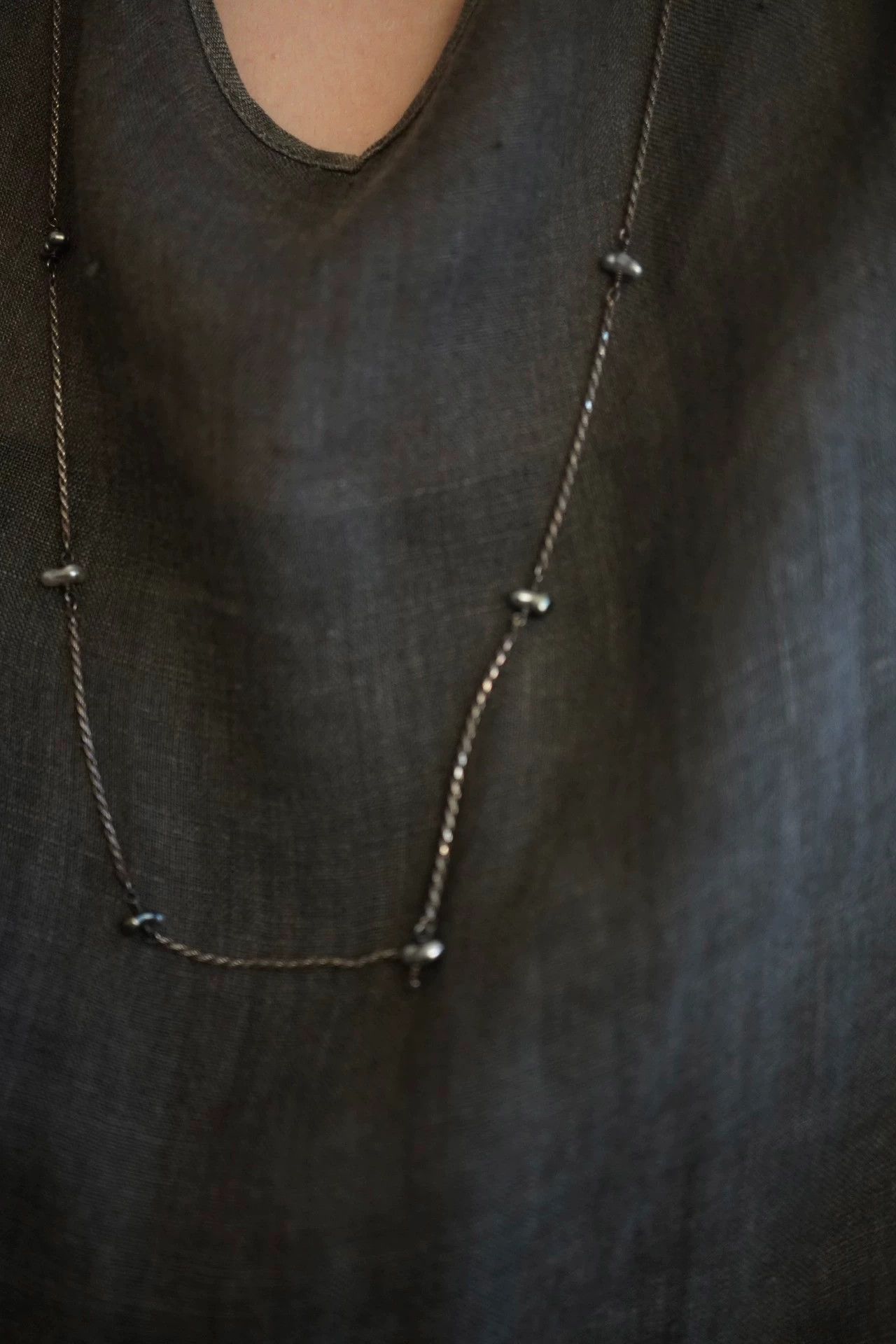 Other zooSelect KESHI Pearl Adjustable 925 Silver Long Necklace Size ONE SIZE - 5 Thumbnail