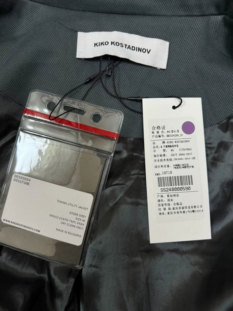 Kiko Kostadinov Kiko Kostadinov Size46 24ss Tonino Utility Jacket olive gre Size US M / EU 48-50 / 2 - 7 Thumbnail