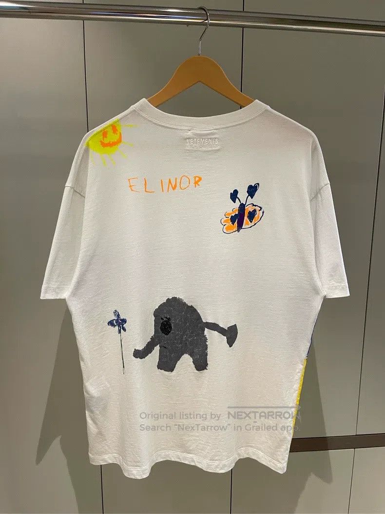 Vetements Vetements White animal painting graffiti logo short-sleeve Size US XS / EU 42 / 0 - 6 Thumbnail