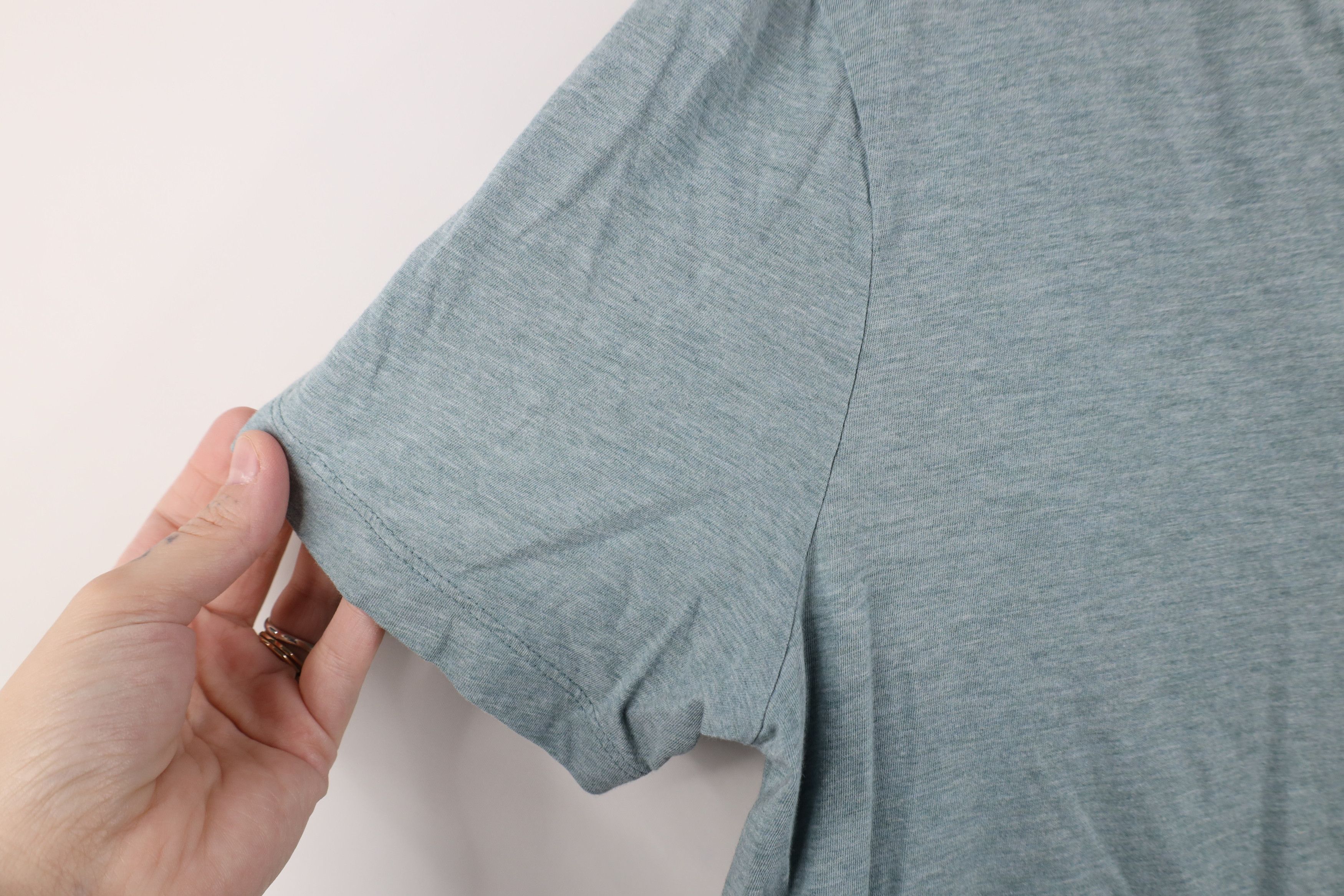 Armani Exchange New Armani Exchange Pima Cotton Jersey Knit T-Shirt Teal Size US M / EU 48-50 / 2 - 9 Thumbnail