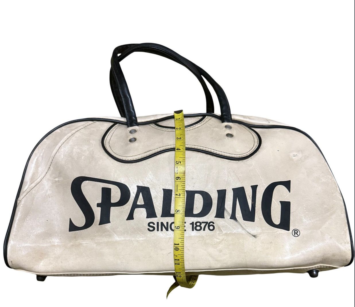 Spalding Vintage SPALDING Boston Bag Leather Logo Since 1876 Size ONE SIZE - 4 Thumbnail