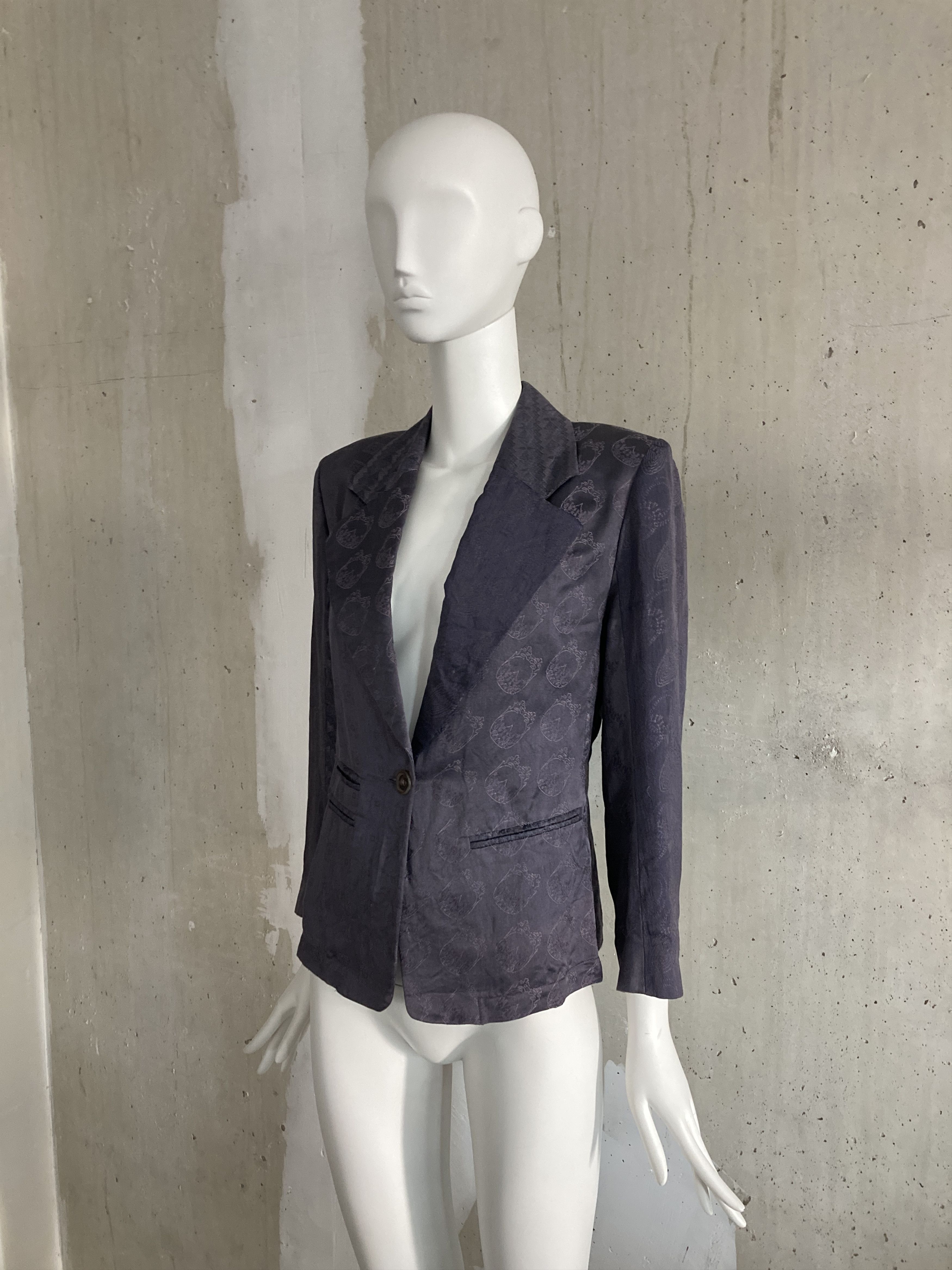 Ann Demeulemeester Early 90's Silk Jacket Size M / US 6-8 / IT 42-44 - 3 Thumbnail