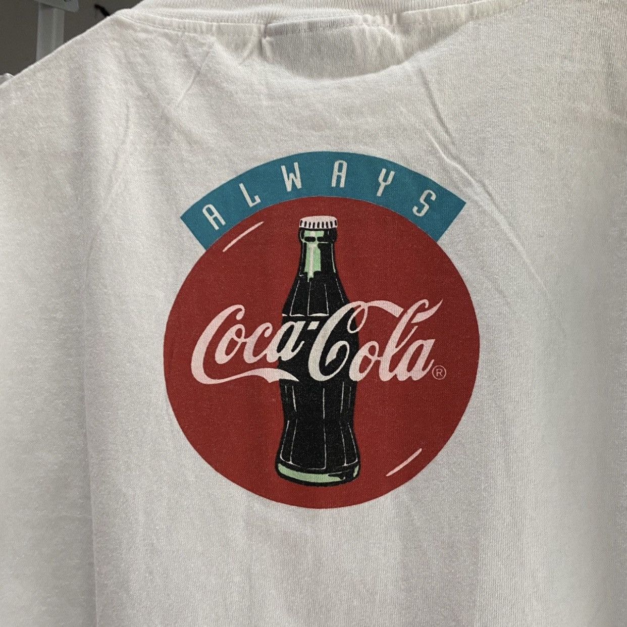 Coca Cola Vintage 1994 Coca-Cola "Always Jammin" Graphic T-Shirt White Size US M / EU 48-50 / 2 - 6 Thumbnail