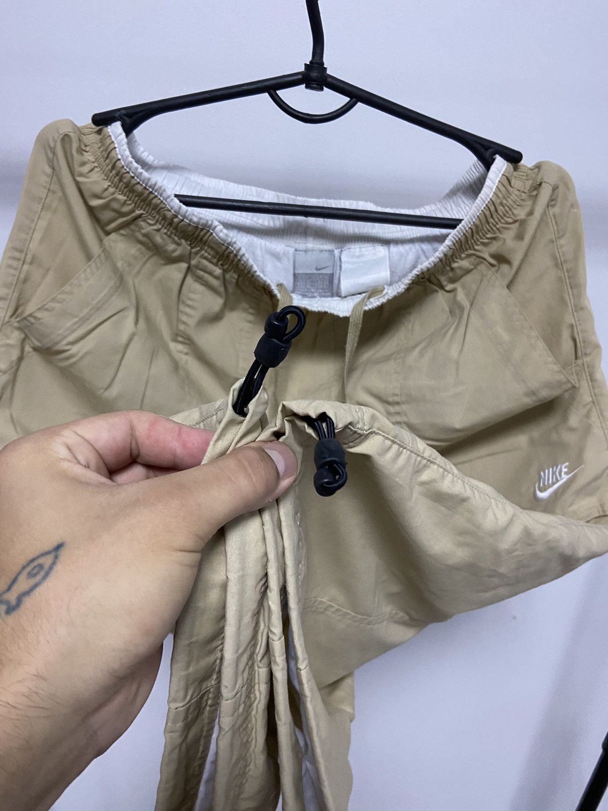 Nike × Vintage Nike Shorts Vintage Small Logo Style Skate Y2K Nylon Size US 32 / EU 48 - 6 Thumbnail