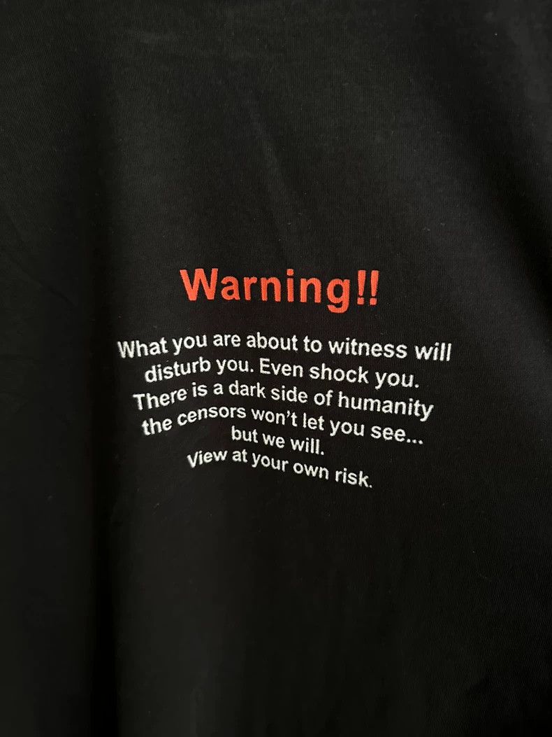 Vetements Vetements Warning short-sleeve from the dark web 19aw Size US L / EU 52-54 / 3 - 2 Thumbnail