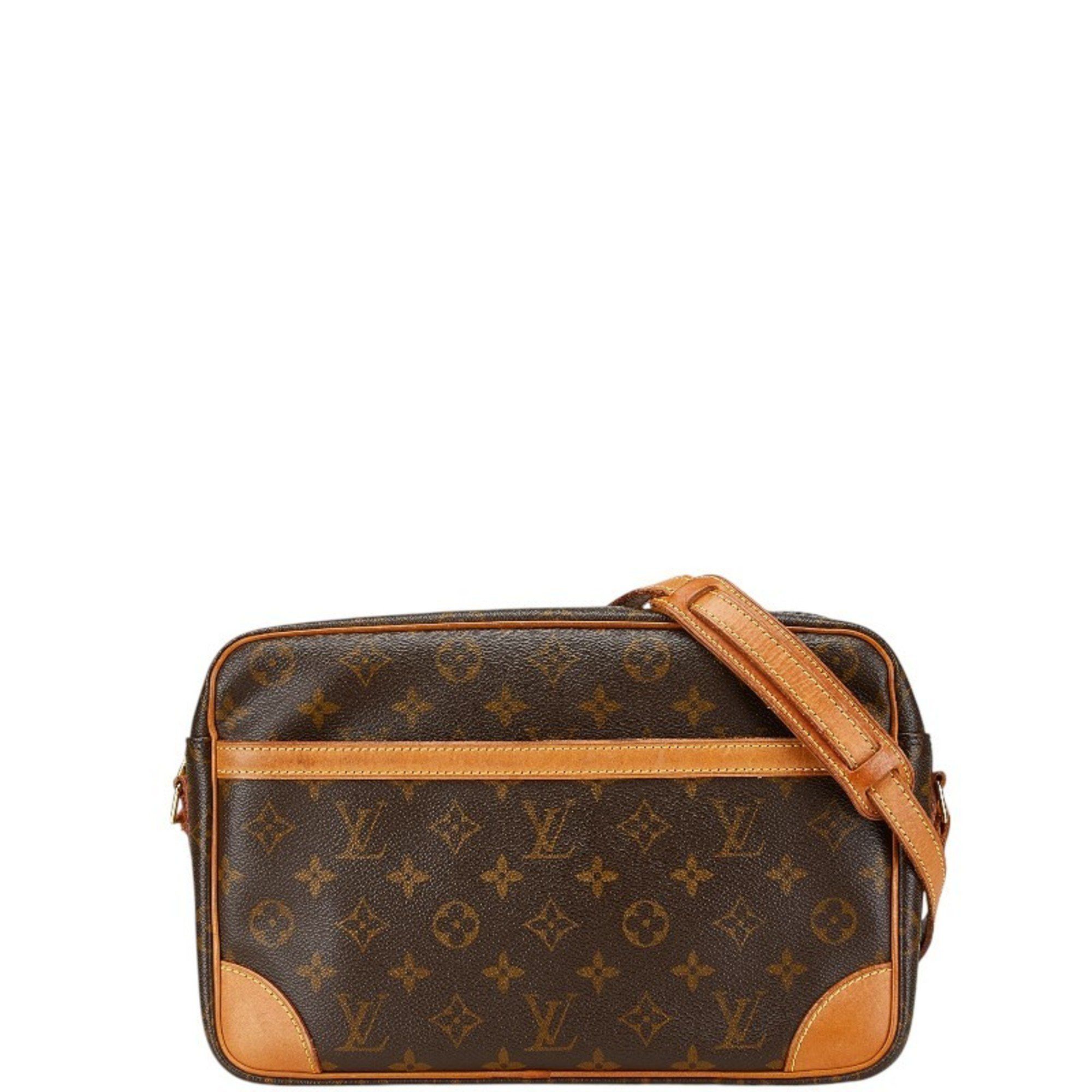 Louis Vuitton Monogram Trocadero 30 Shoulder Bag M51272 Brown Pvc Leather Women's Louis Vuitton
