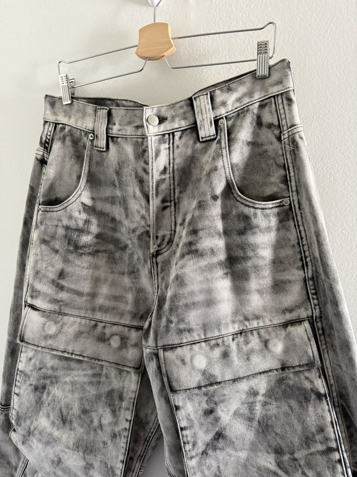 Alexander Wang Alexander Wang Leather Dye Denim Cargo Jean Pants Balenciaga Size US 36 / EU 52 - 11 Thumbnail