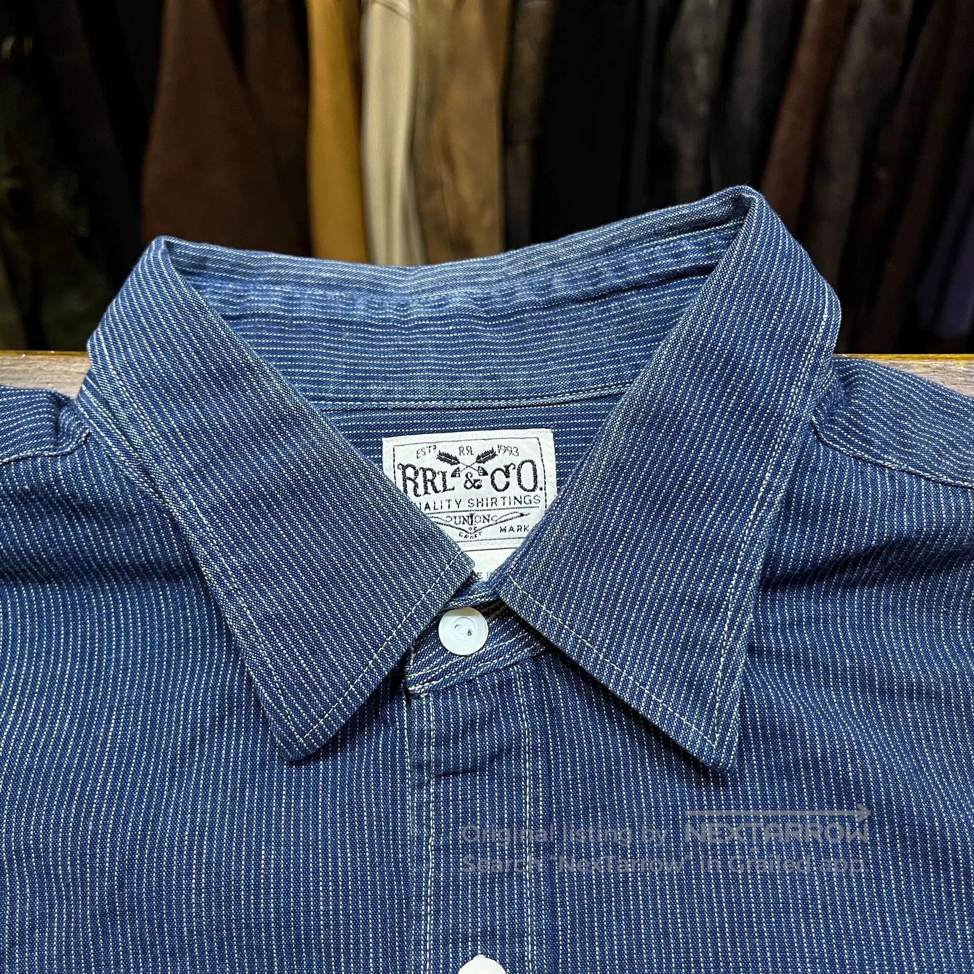 RRL Ralph Lauren RRL Striped Shirt by Ralph Lauren. Size US L / EU 52-54 / 3 - 4 Thumbnail