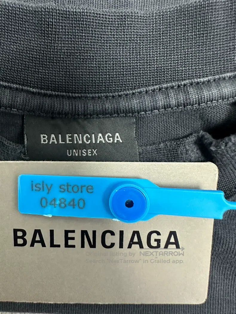 Balenciaga Balenciaga Pattern Letter Printed Short Sleeve T-Shirt Size US XS / EU 42 / 0 - 4 Thumbnail