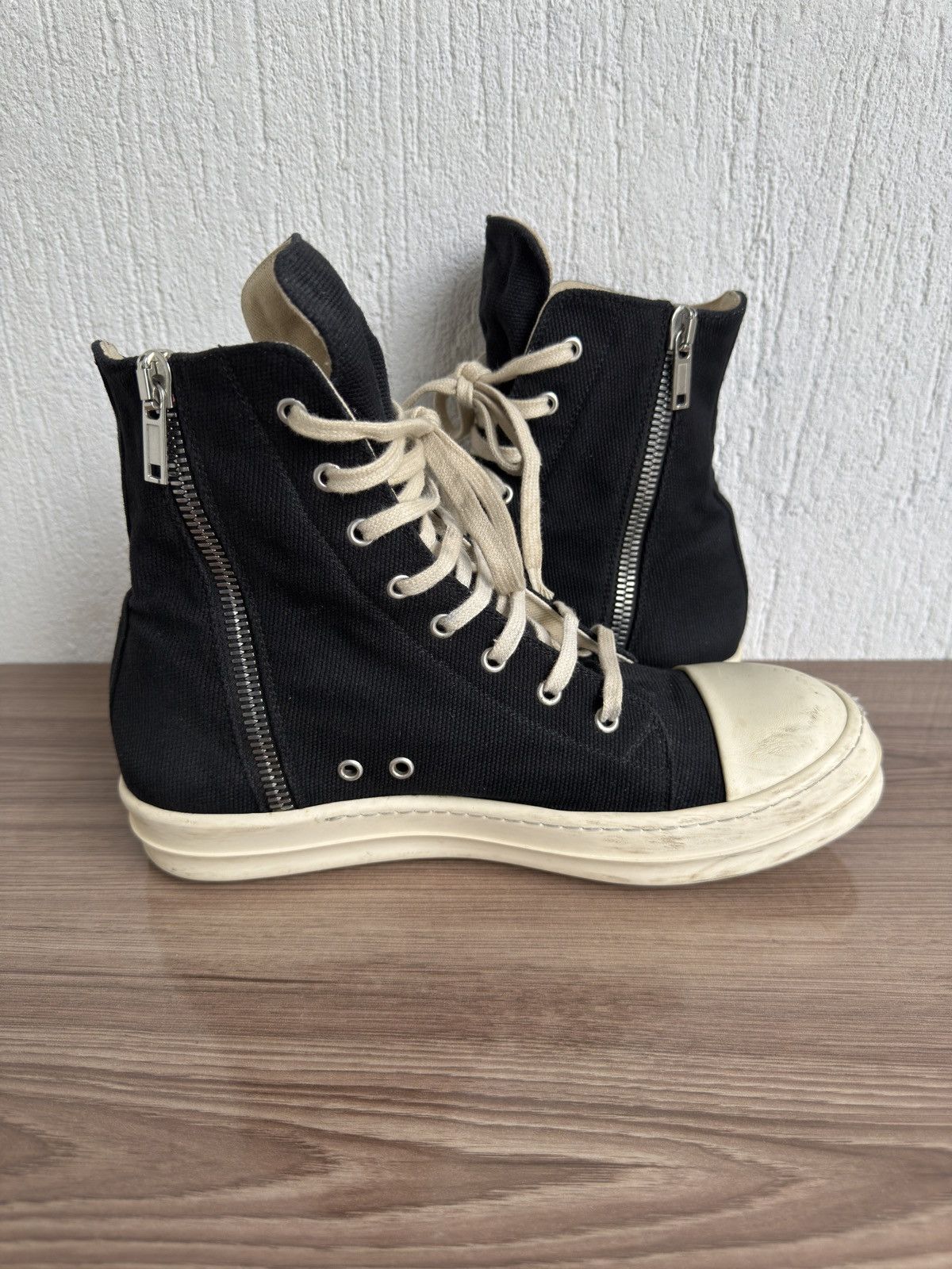 Rick Owens Drkshdw Canvas drkshdw Ramones Size US 10.5 / EU 43-44 - 17 Thumbnail