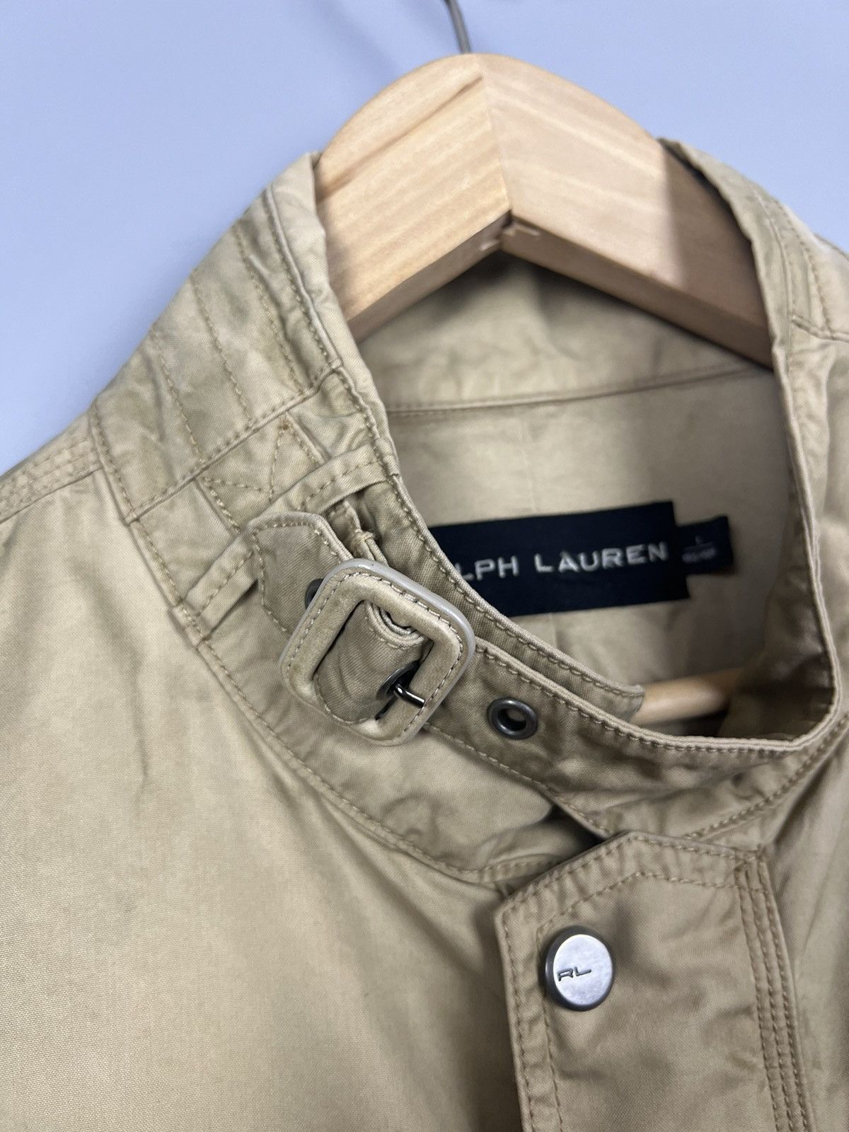 Polo Ralph Lauren (L) POLO RALPH LAUREN Black Label Motorcycle /biker Jacket Size US L / EU 52-54 / 3 - 11 Thumbnail