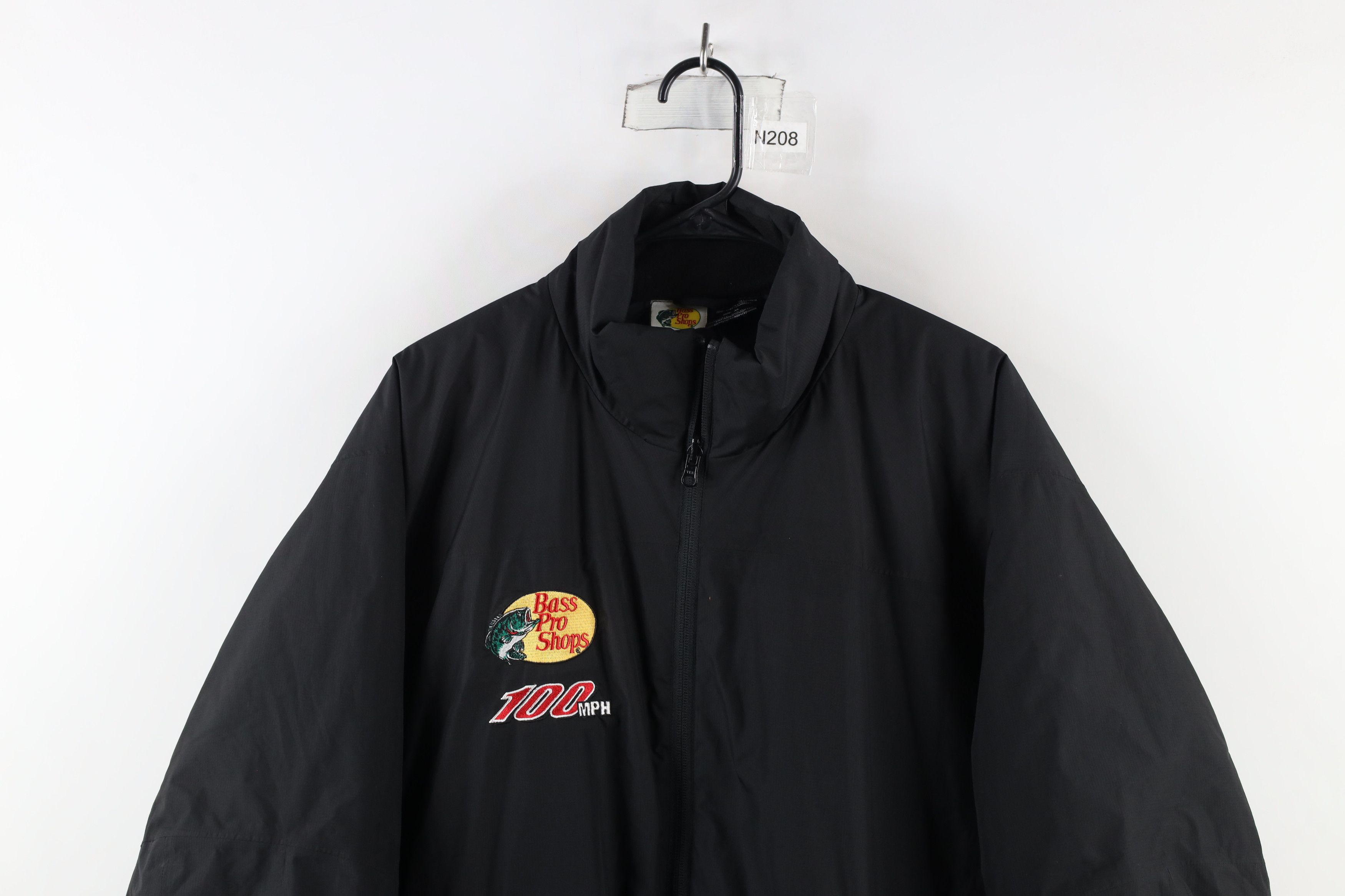 Vintage Bass Pro Shops Gore Windstopper Full Zip Puffer Jacket Black Size US XL / EU 56 / 4 - 2 Thumbnail
