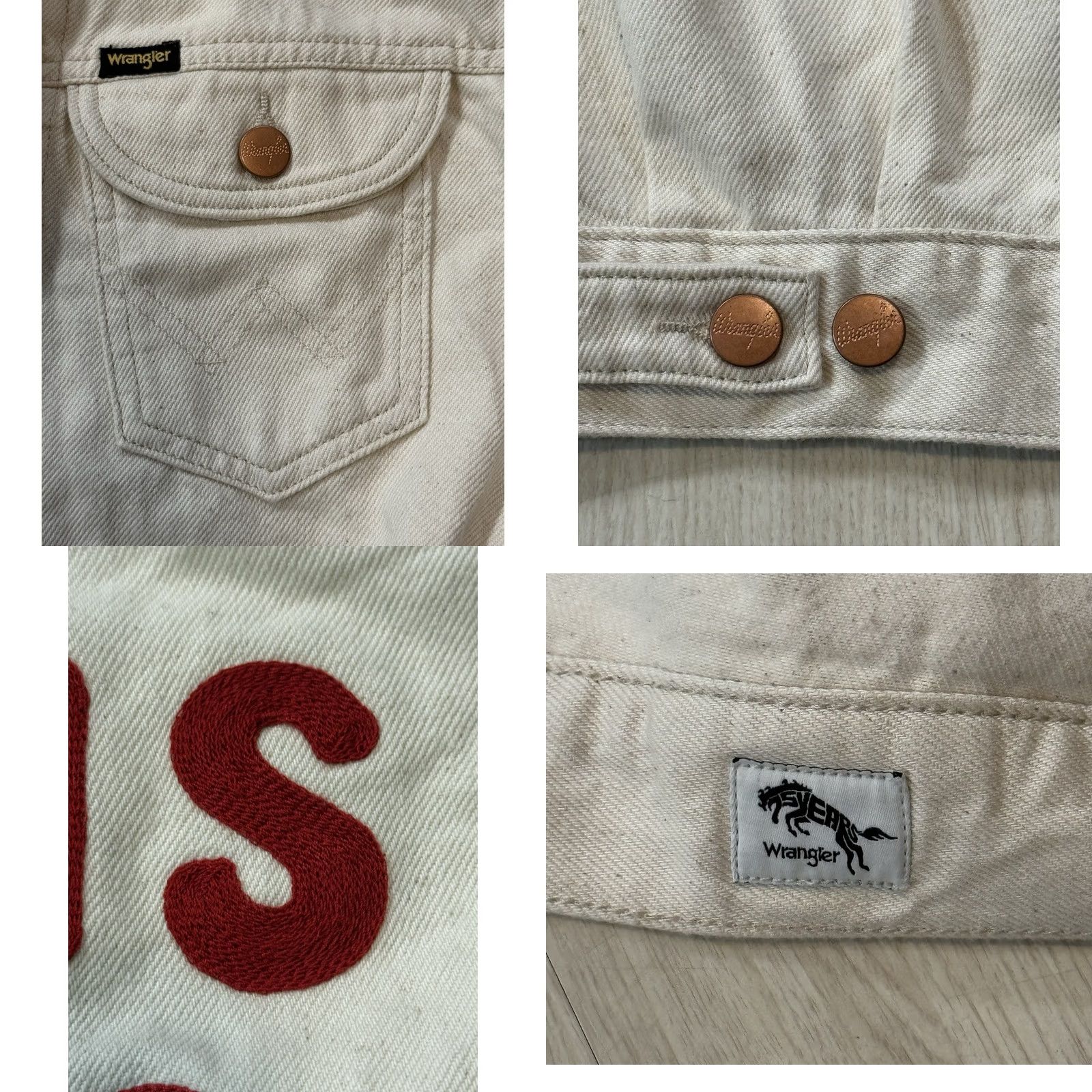 Wrangler VINTAGE Wrangler Women's Jeans Shirts Jackets Embroidered Western Jacket Small Lainey Size S / US 4 / IT 40 - 8 Thumbnail