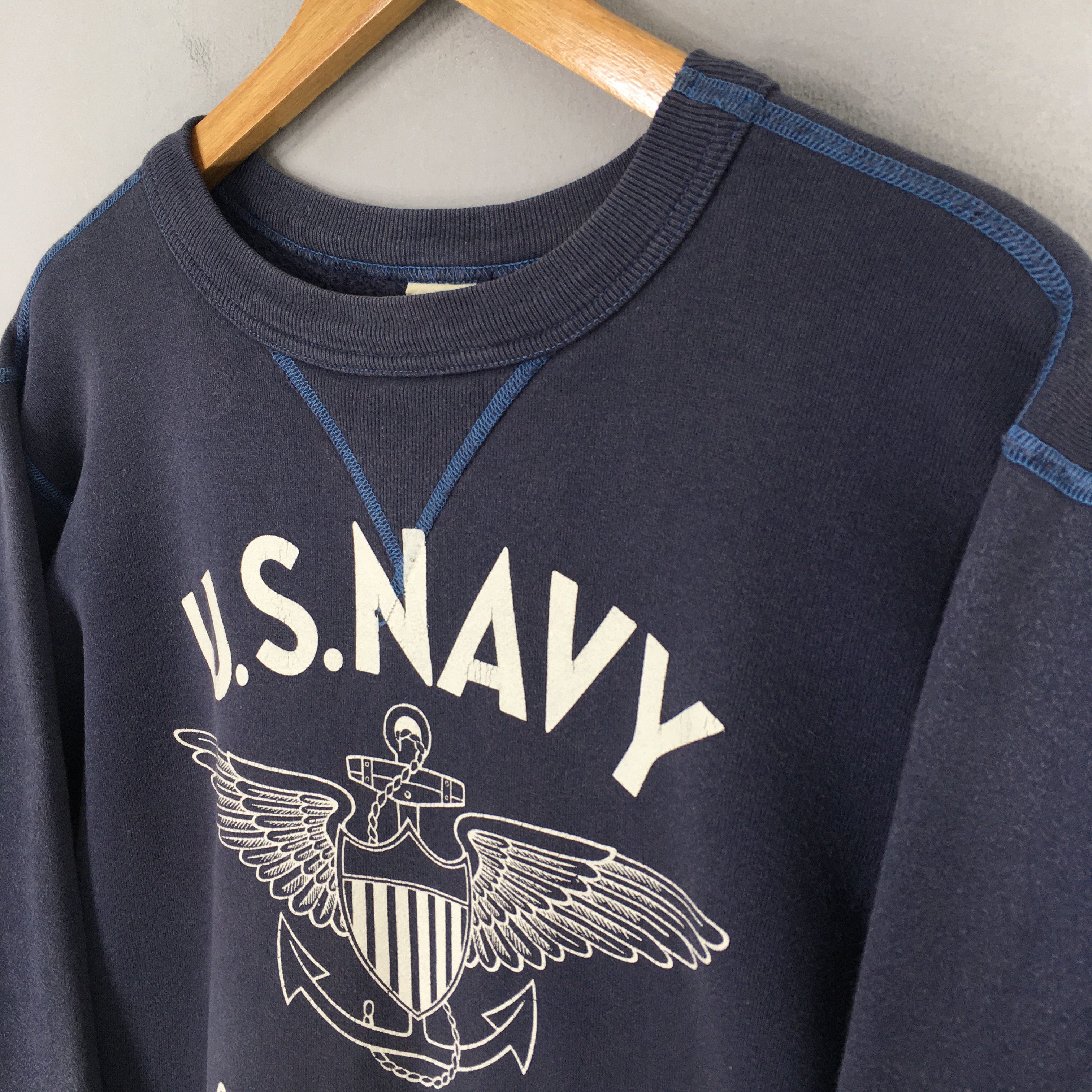 Buzz Rickson's Vintage Buzz Ricksons United States Navy Sweatshirt Medium Size US M / EU 48-50 / 2 - 3 Thumbnail