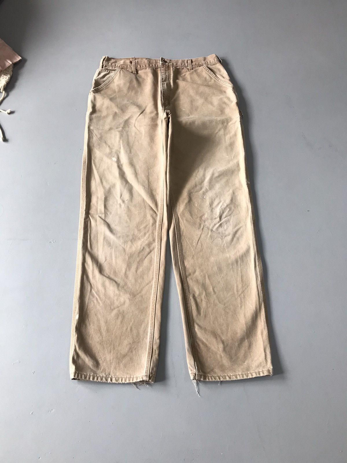 Carhartt Vintage Carhartt B11 BRN carpenter workwear denim Size US 40 / EU 56 - 1 Thumbnail