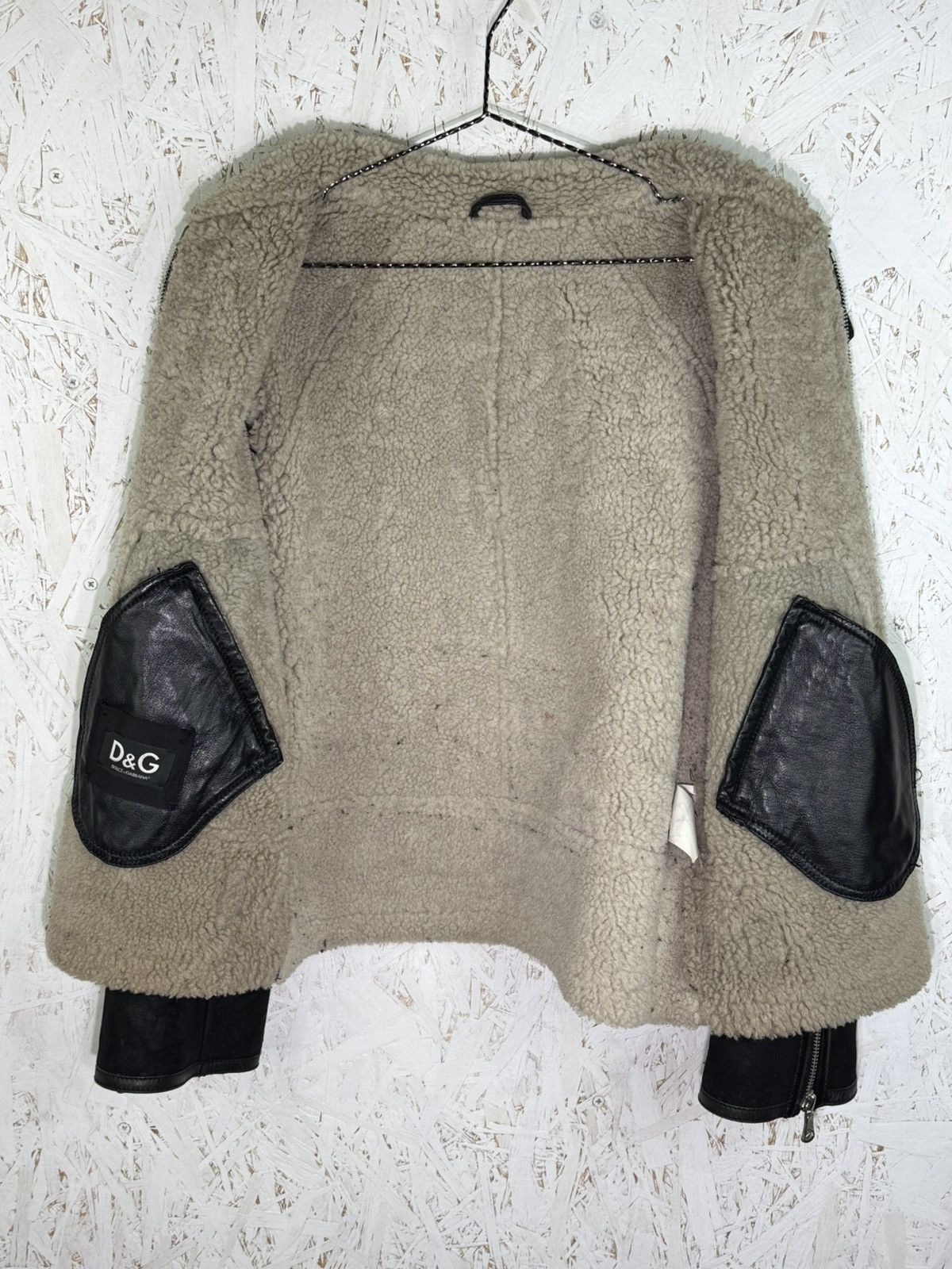 Dolce & Gabbana Dolce & Gabbana Shearling Leather Jacket Black IT 38 Size XS / US 0-2 / IT 36-38 - 9 Thumbnail