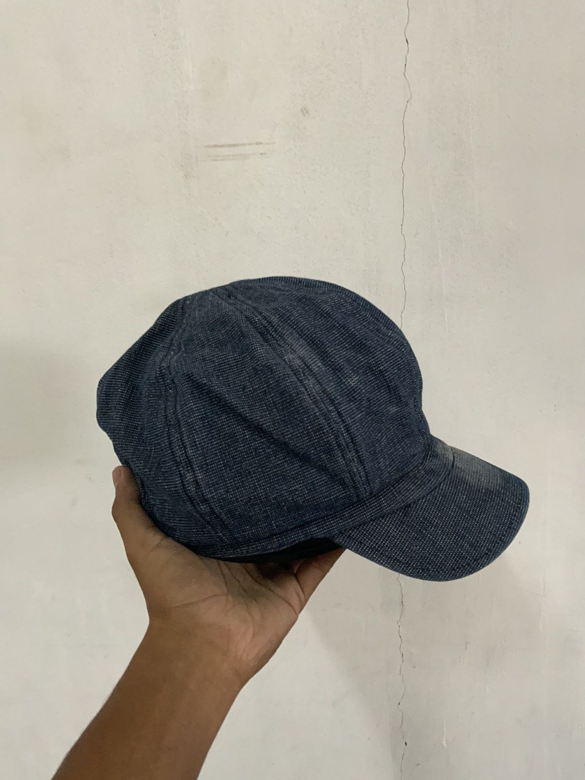 Denime Indigo Denim Fade Avant Garde Newsboy Hat Size ONE SIZE - 4 Thumbnail