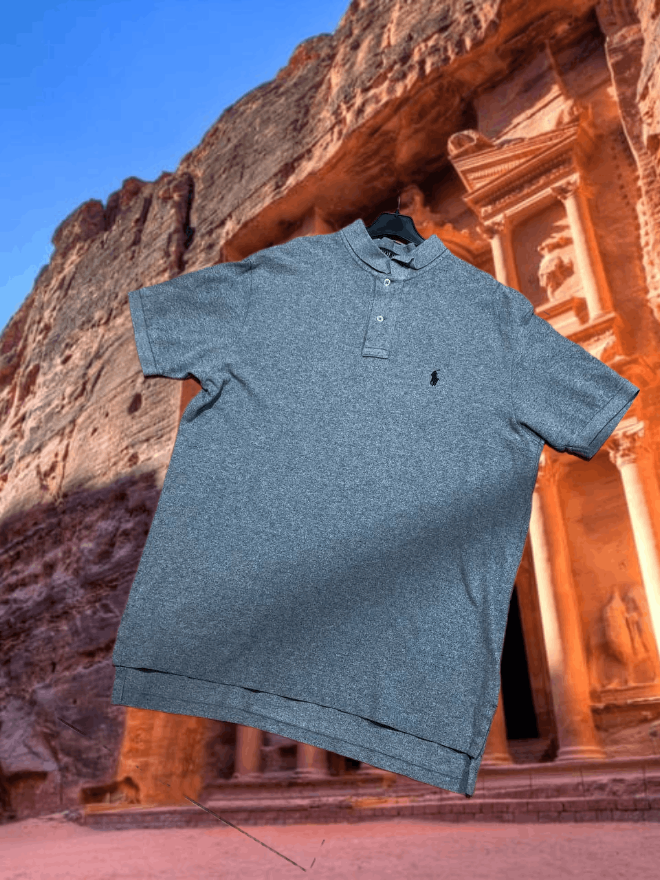 Polo Ralph Lauren Streetwear Polo Ralph Lauren gray T-Shirt Y2K Vintage Size US L / EU 52-54 / 3 - 1 Thumbnail
