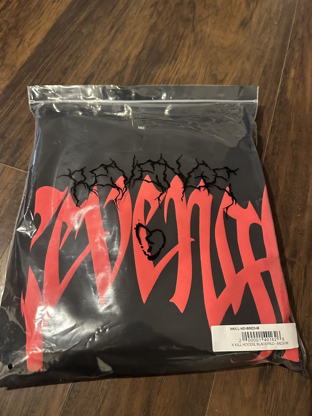 Revenge XXXTENTACION Kill Hoodie Red/Black Size US M / EU 48-50 / 2 - 4 Thumbnail