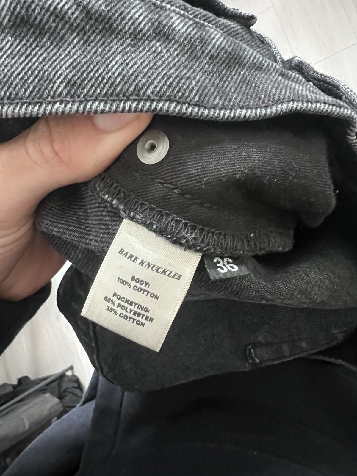 Bare Knuckles Bare Knuckles Javier Wide Leg Denim 36 Size US 36 / EU 52 - 5 Thumbnail