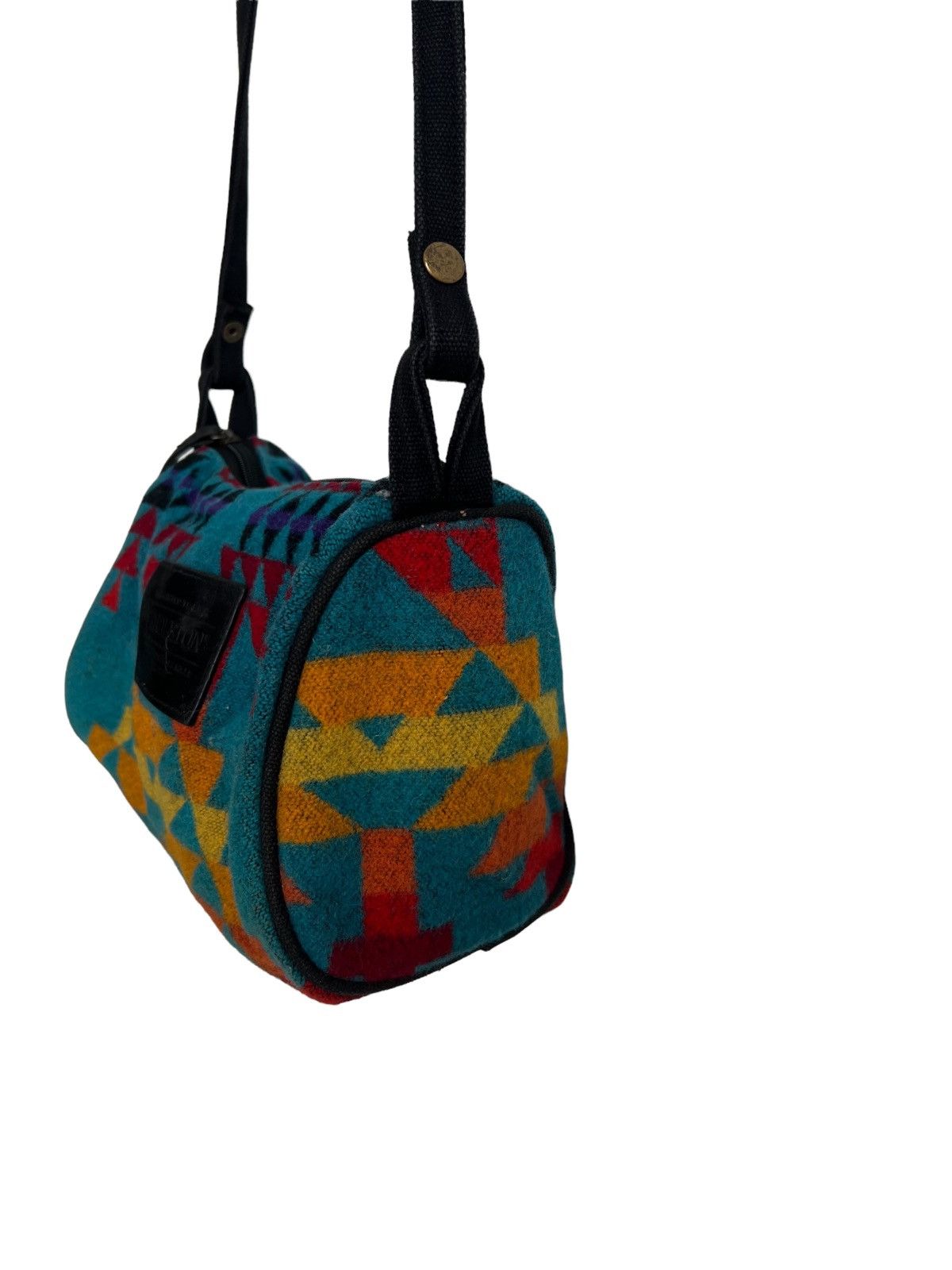 Dry Bones OG Pendleton 🇺🇸 Navajo Printed Wool Small Duffle Gym Bag Size ONE SIZE - 5 Thumbnail