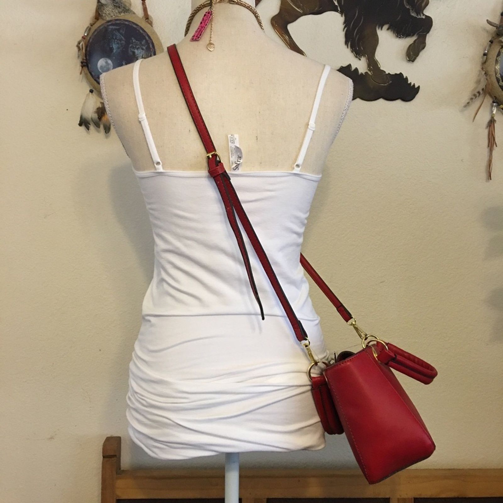 Other Adrienne Vittadini red crossbody Tote bag NWT Size ONE SIZE - 8 Thumbnail
