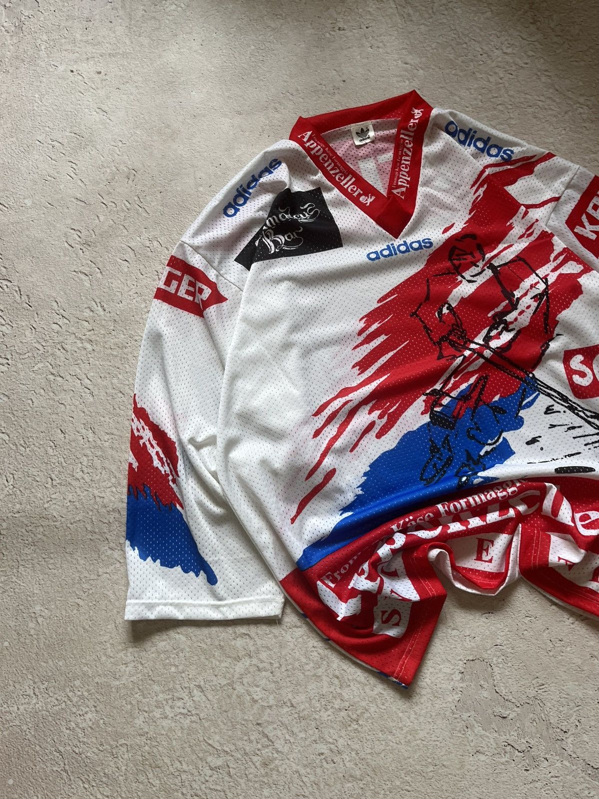 Adidas Vintage Adidas Hockey Jersey / Longsleeve 90s Size US L / EU 52-54 / 3 - 4 Thumbnail