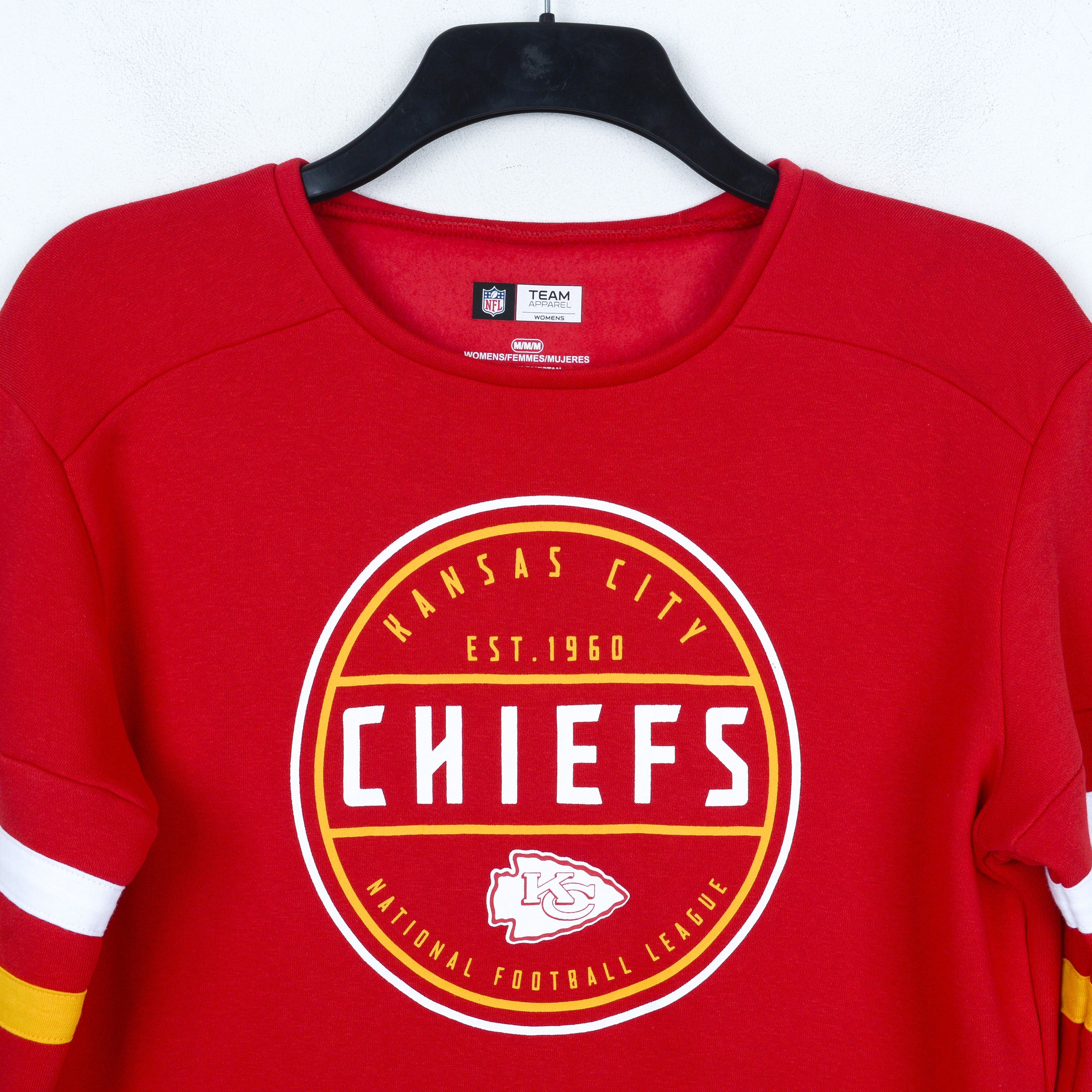 NFL Kansas City Chiefs Women M Jumper Pullover Sweatshirt Logo Size M / US 6-8 / IT 42-44 - 2 Thumbnail