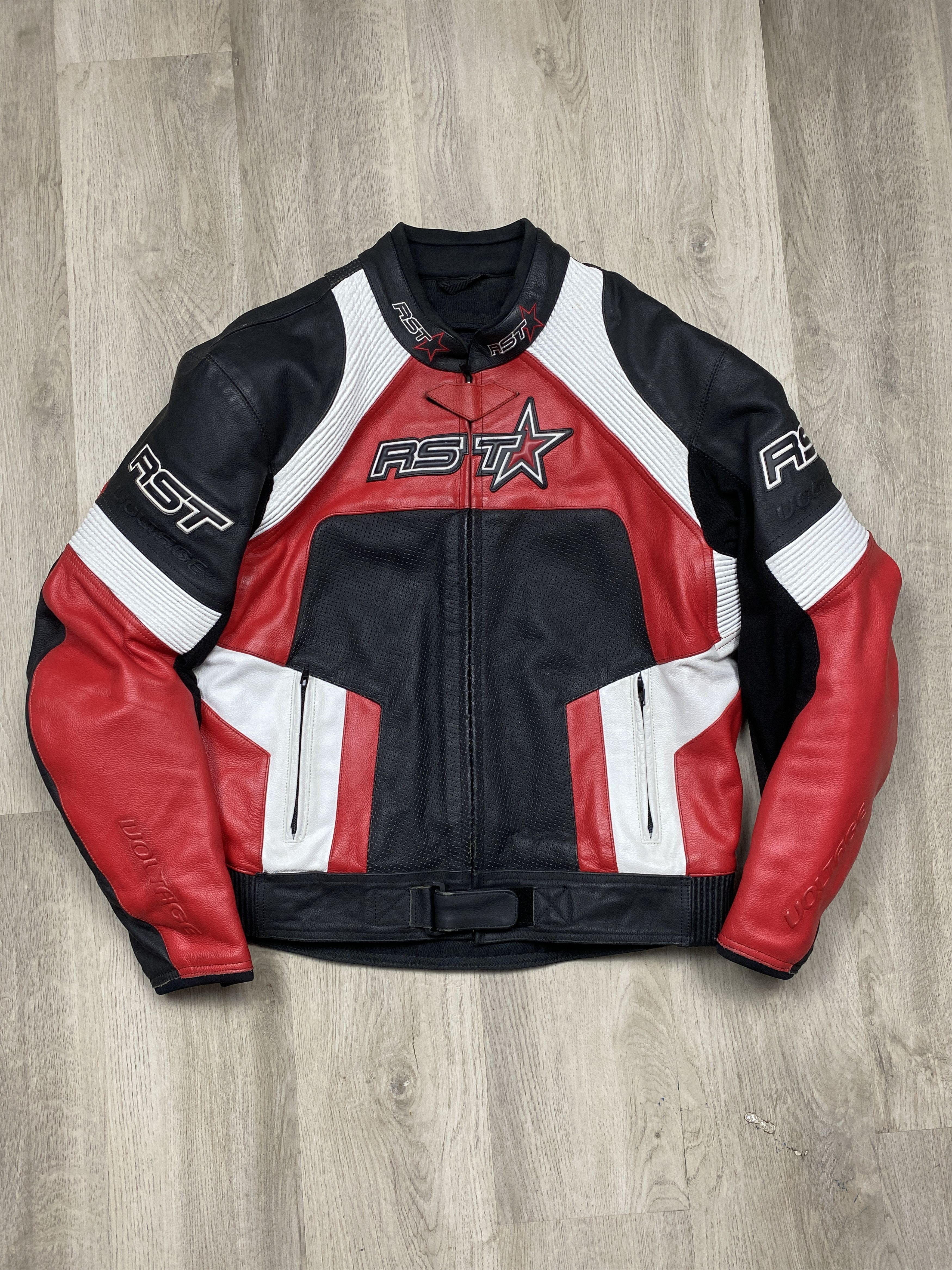 Genuine Leather RST Moto Leather Jacket + Pants Racing Suit Overall Size US M / EU 48-50 / 2 - 3 Thumbnail