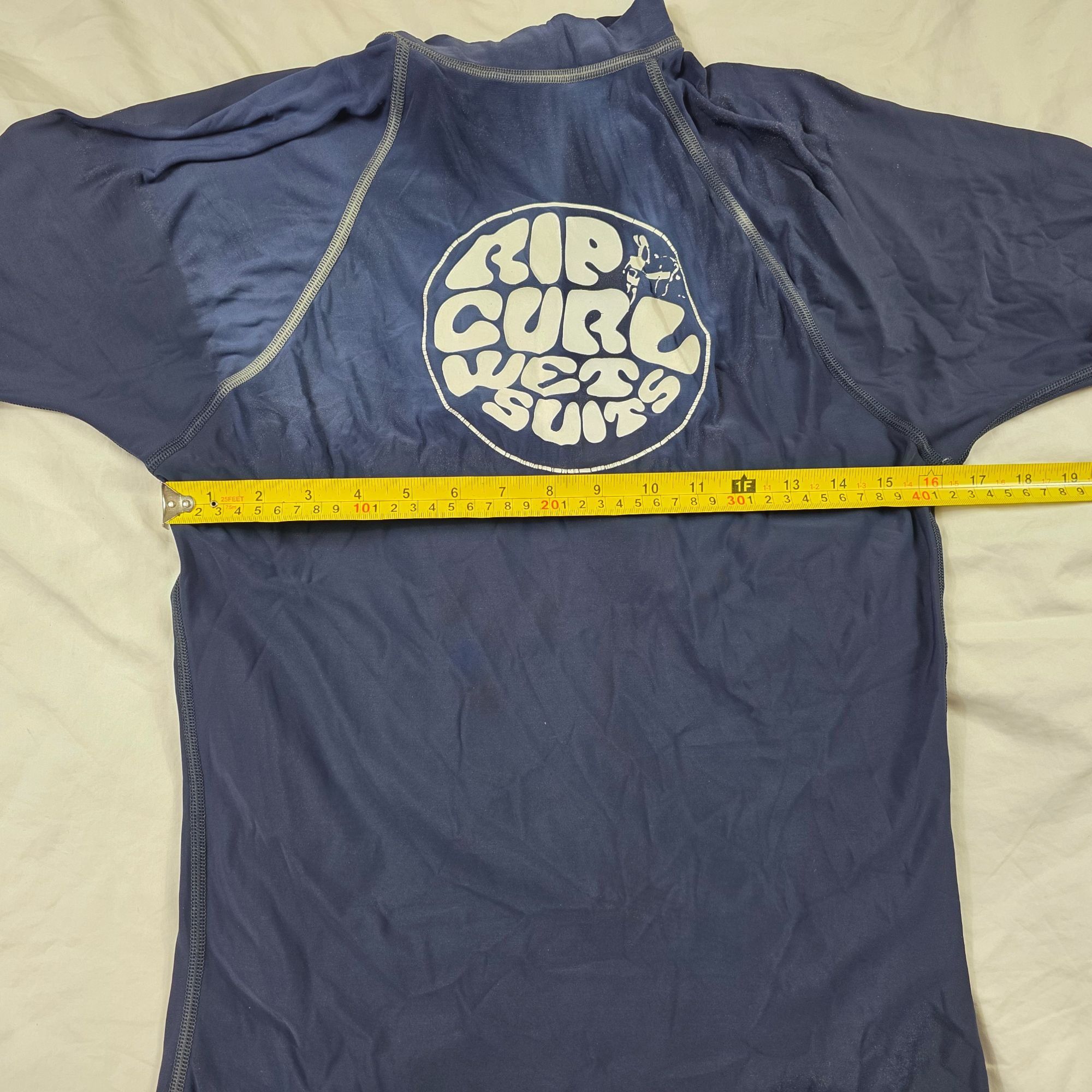 Rip Curl Rip Curl Planet Rashguard Mens Medium Blue Classic Short Sle Size US M / EU 48-50 / 2 - 6 Thumbnail