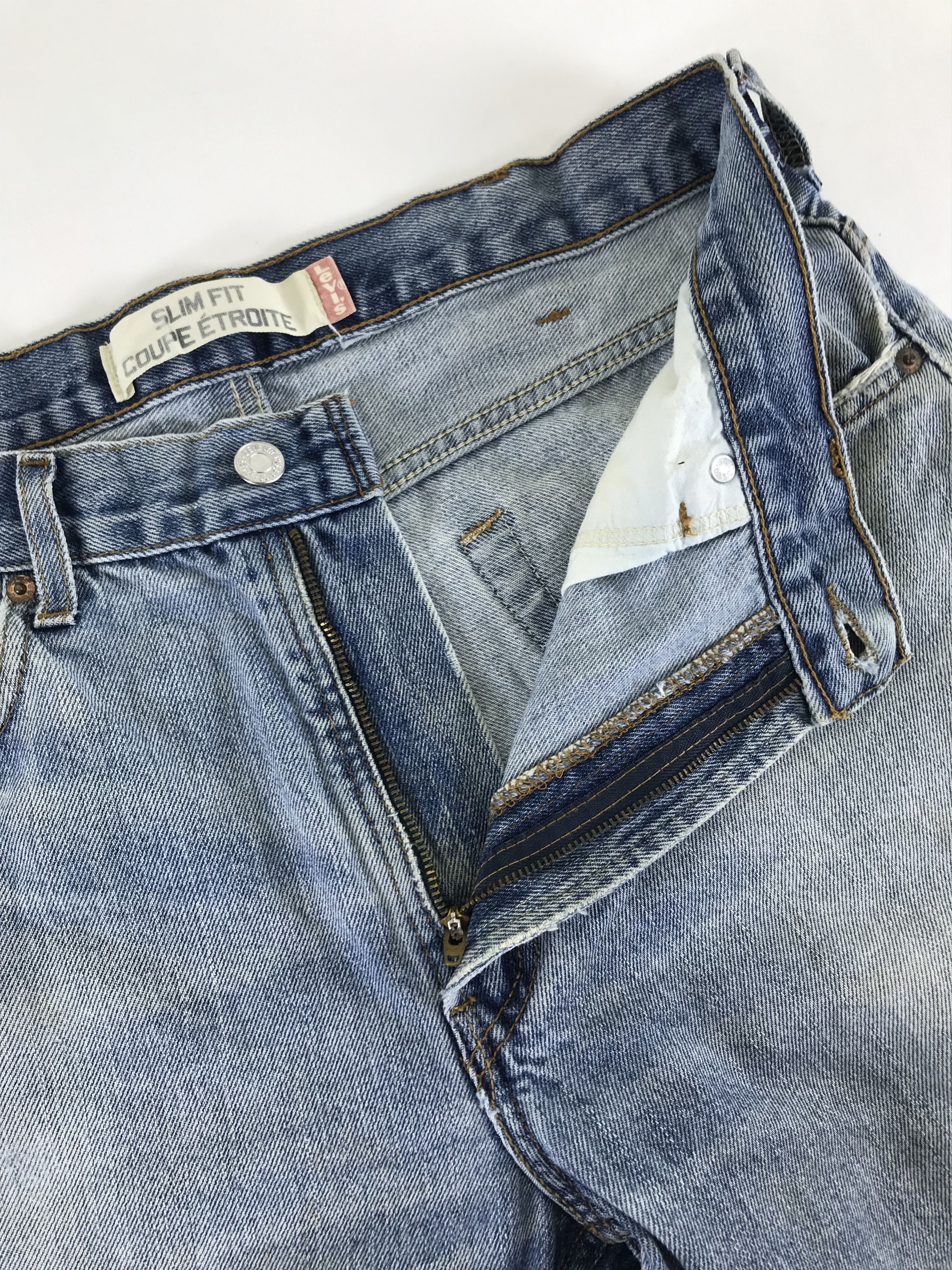 Levi's Vintage Levi's 511 Slim Fit Jeans Faded Blue Denim Size US 34 / EU 50 - 9 Thumbnail