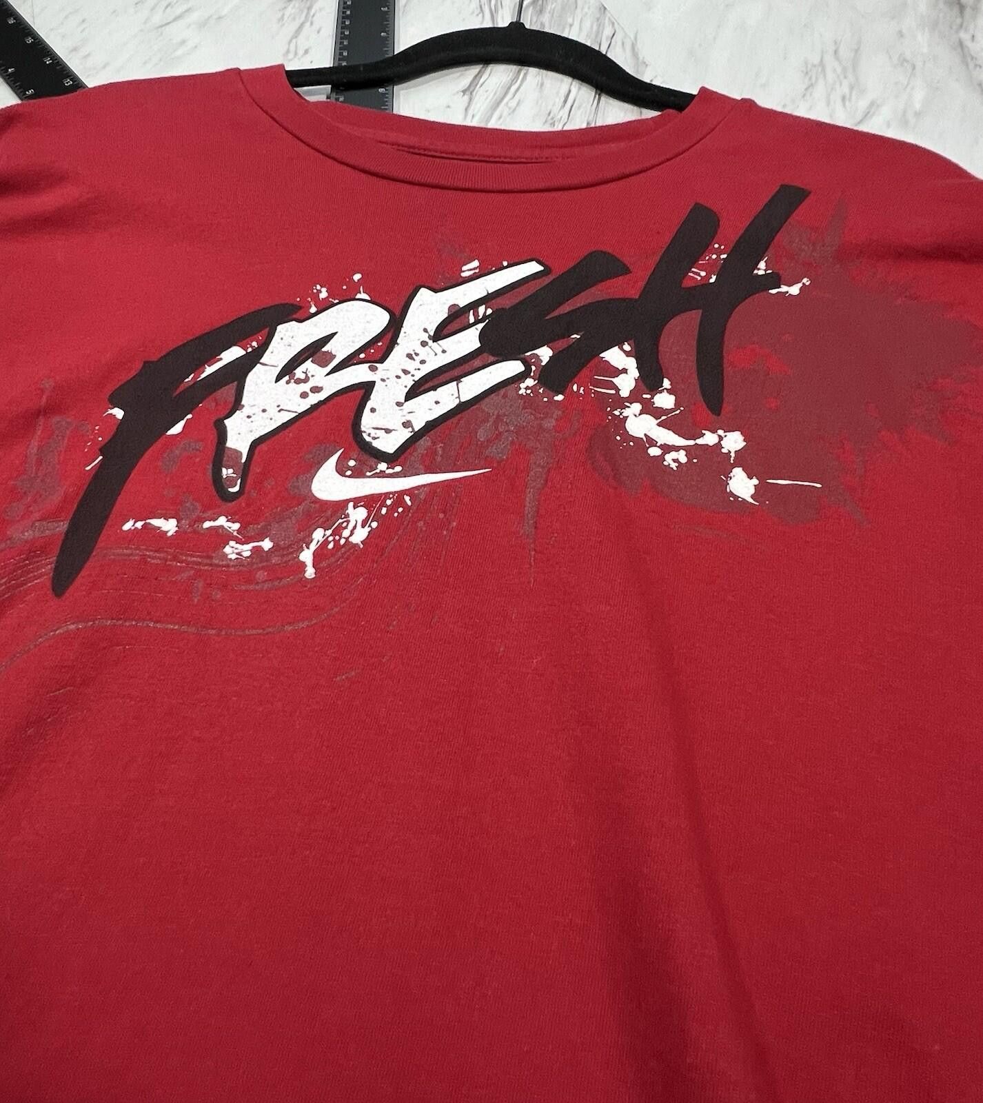 Nike Nike PREY Graphic Red T Shirt Basketball Streetwear XL #8 Size US XL / EU 56 / 4 - 2 Thumbnail