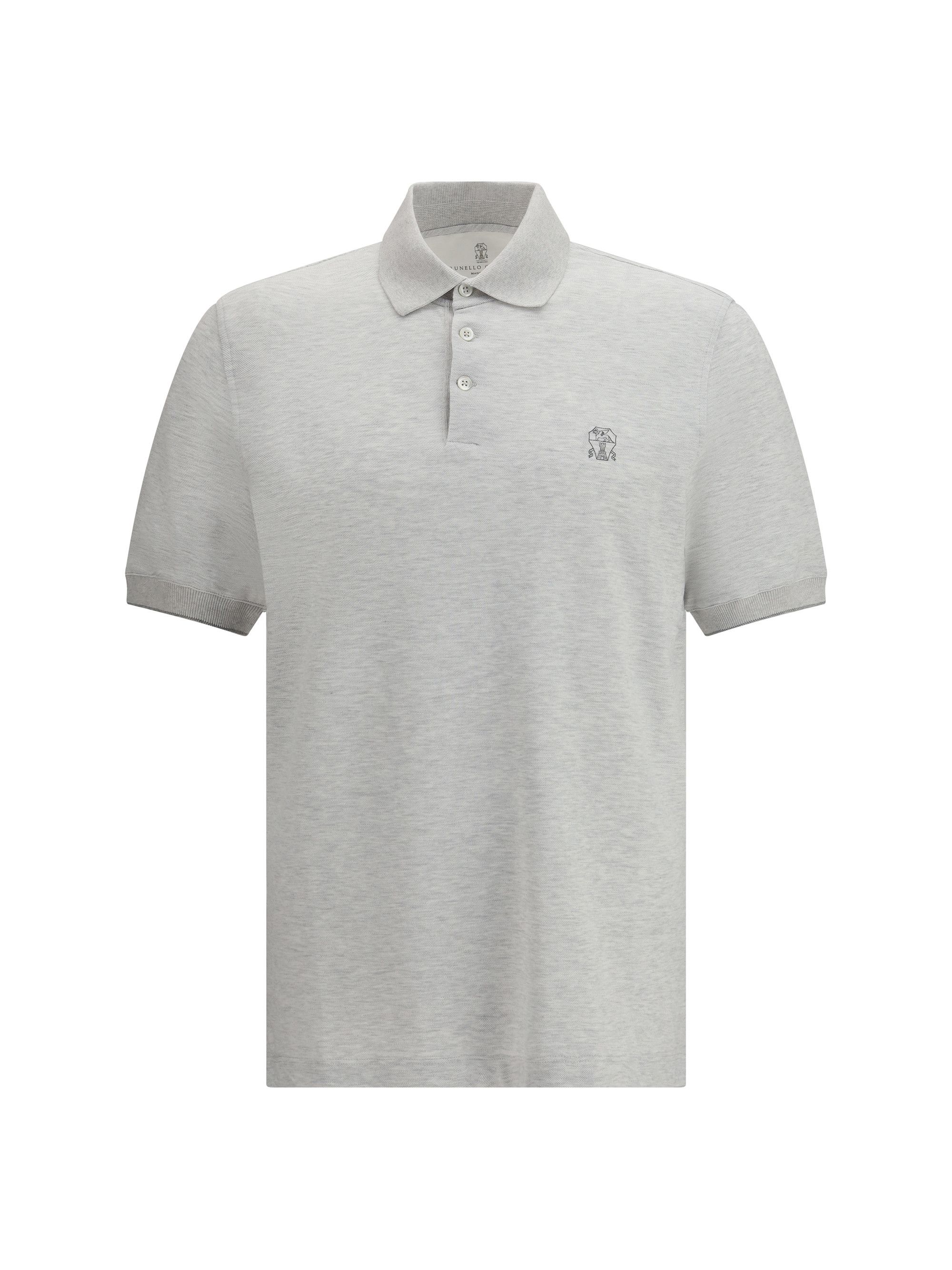 Brunello Cucinelli Cotton Polo Shirt Size US M / EU 48-50 / 2 - 1 Thumbnail