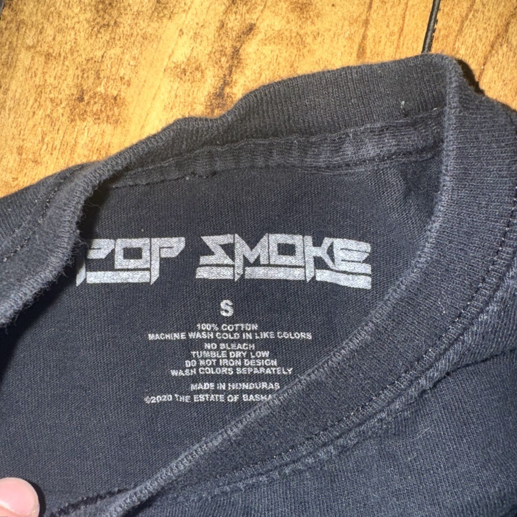 Vintage Pop Smoke King Of New York T-Shirt Black Small 18x25.5 Size US S / EU 44-46 / 1 - 3 Thumbnail