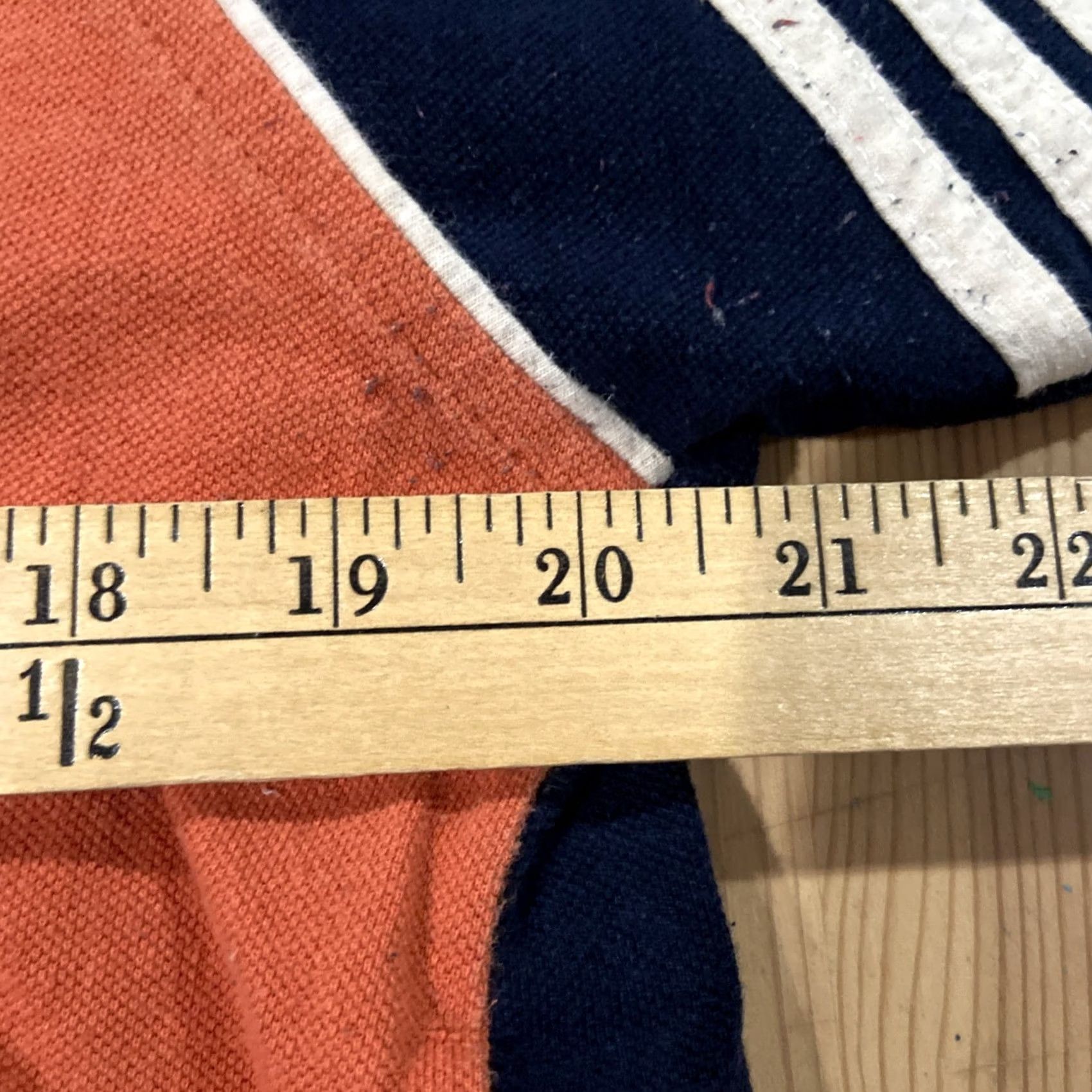 Adidas VINTAGE adidas Velour Polo Shirt Striped Orange Blue Men's 2XL Polo Shirt Velour Cotton Blend Logo Short Sleeve Collared Regular Vintage YES Mens Size US XXL / EU 58 / 5 - 5 Thumbnail
