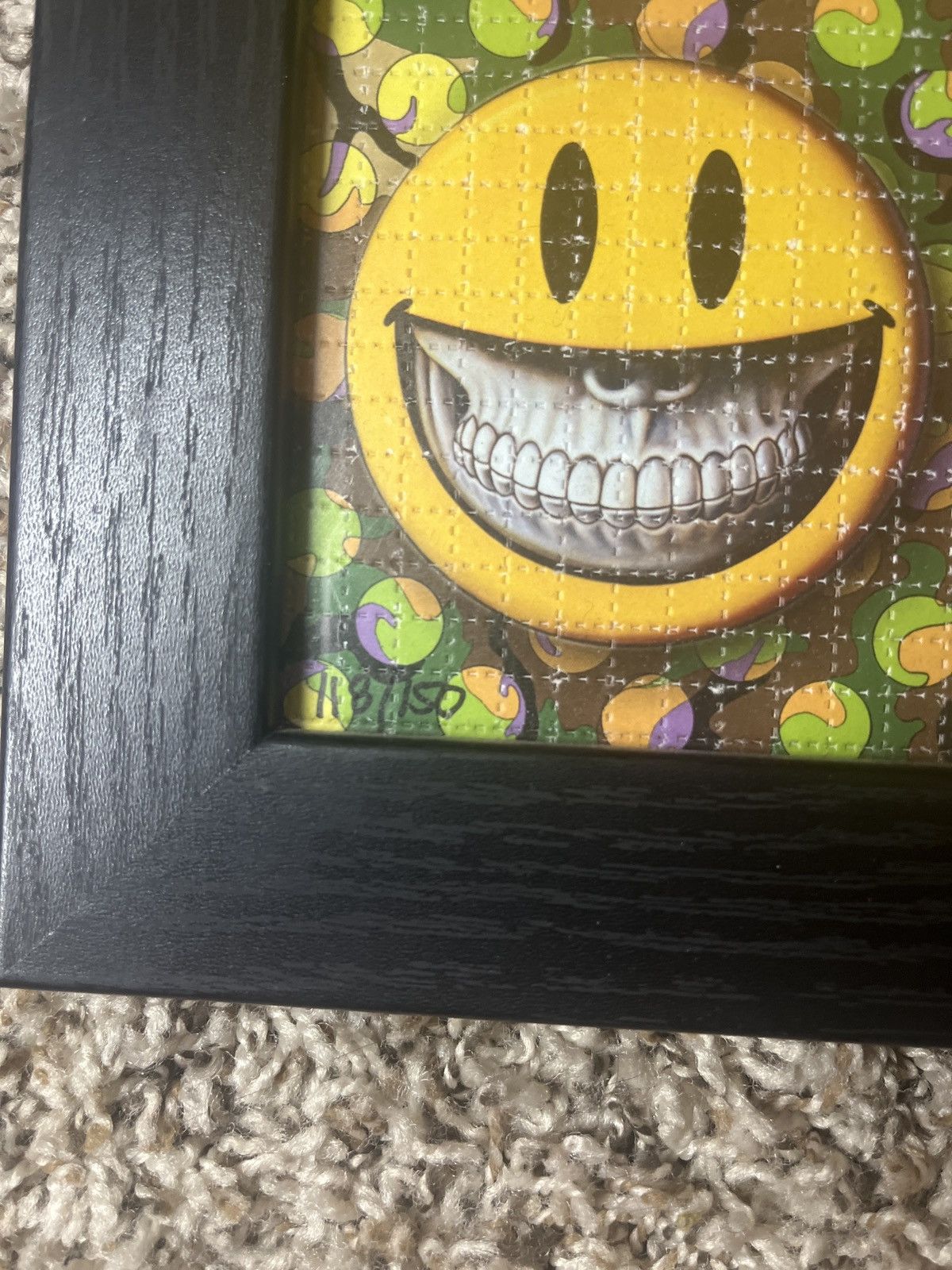 Medicom Toy Ron English Signed Blotter Grin Print Size ONE SIZE - 4 Thumbnail